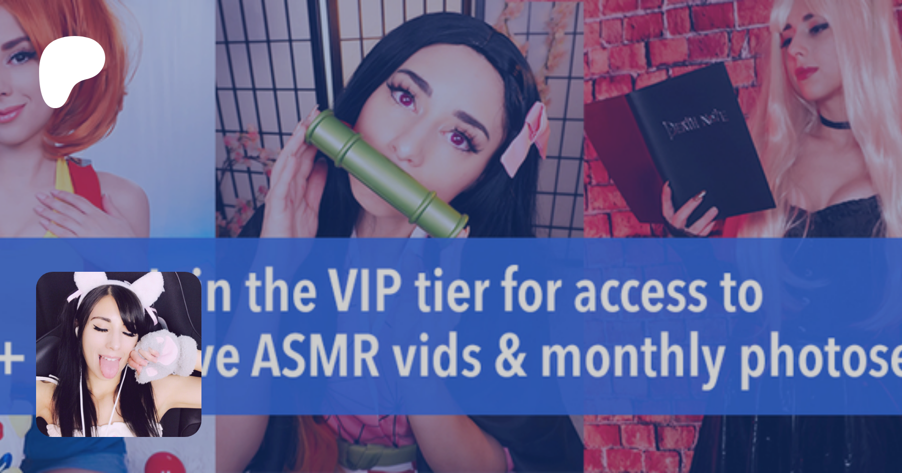 LunaRexx ASMR | Creating EXCLUSIVE ASMR Videos & Cosplay Content (LEWD) |  Patreon