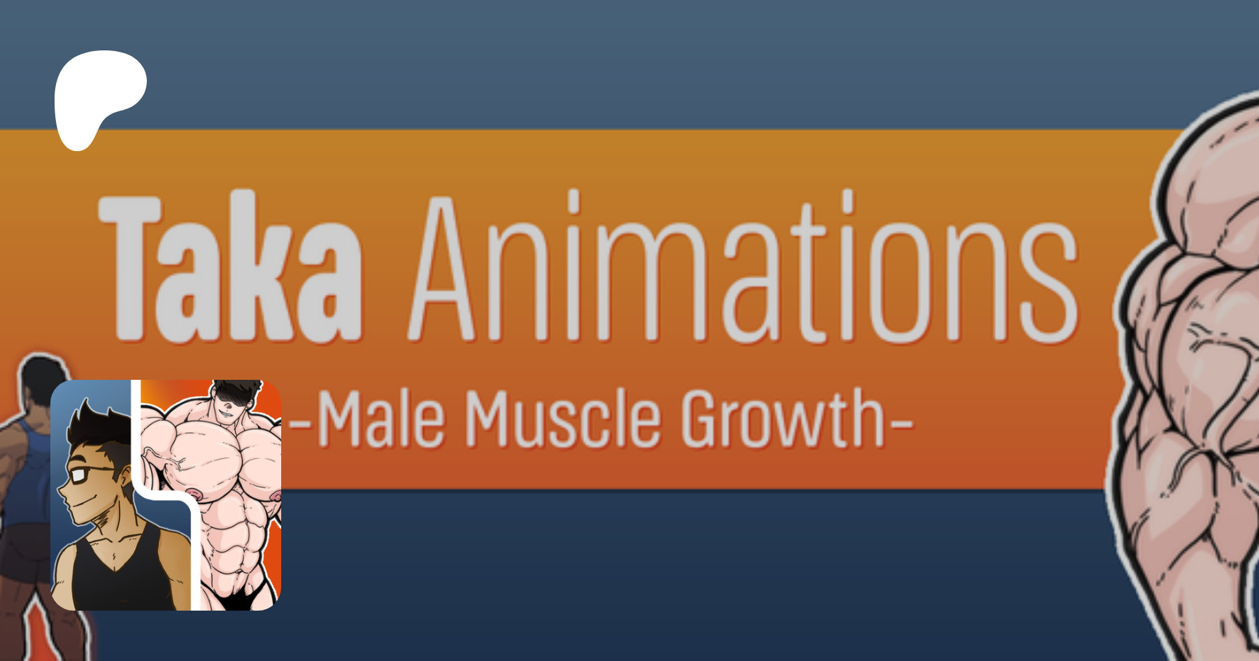 Taka muscle growth animation