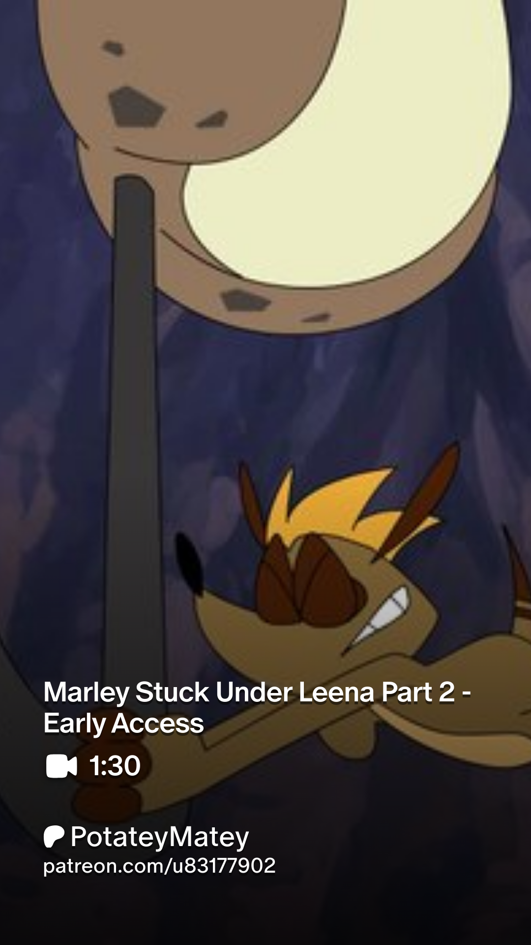 Marley Stuck Under Leena Part 2 - Early Access | Patreon