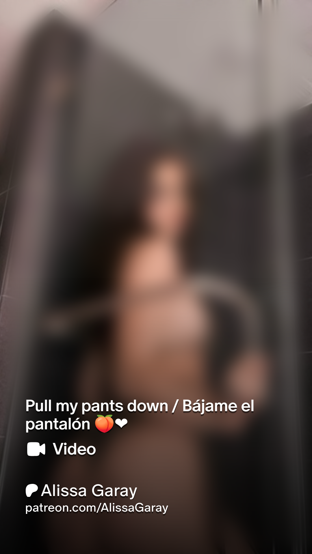 Pull my pants down  Bájame el pantalón | Alissa Garay