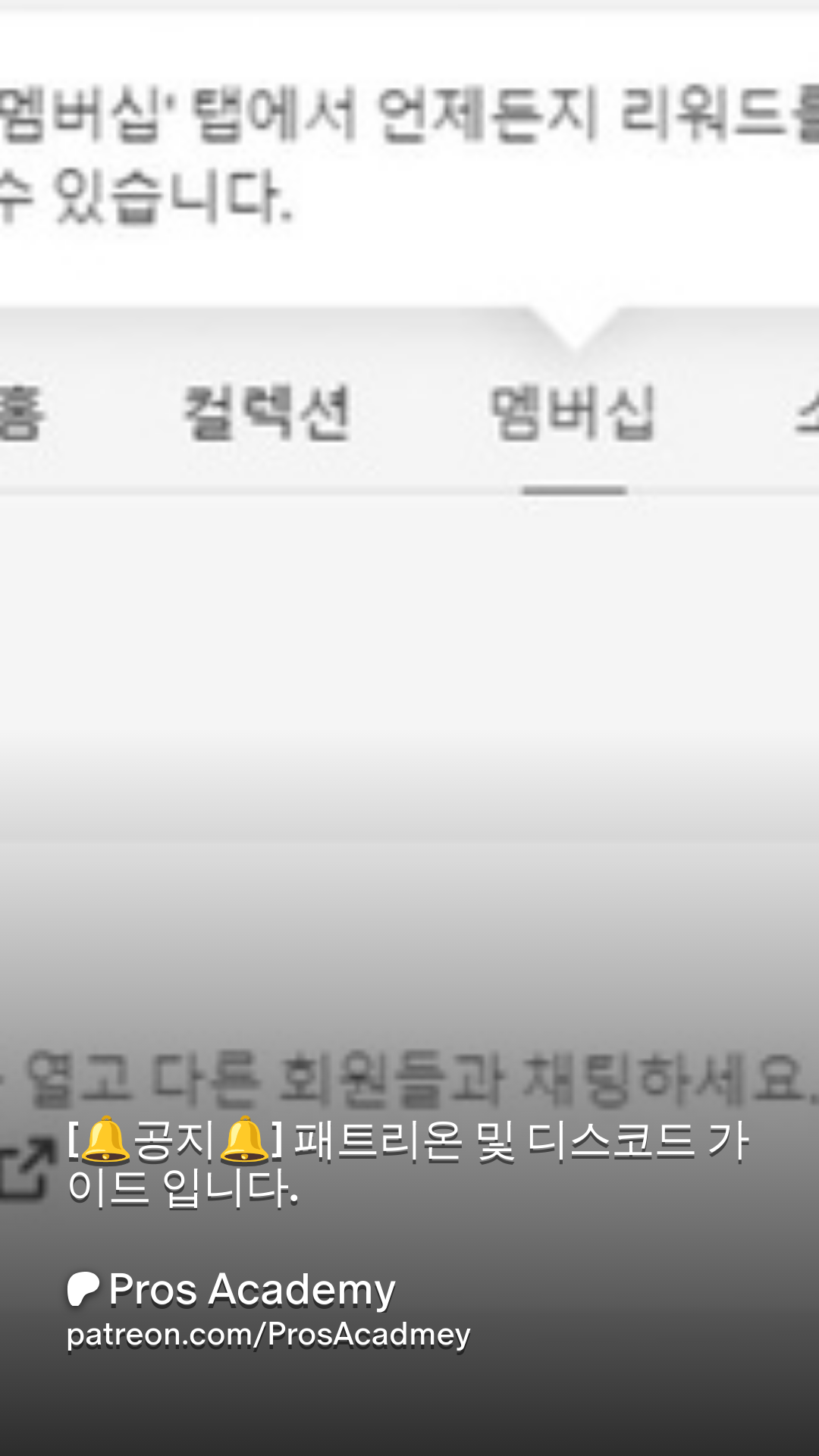 🔔공지🔔] 패트리온 및 디스코드 가이드 입니다. | Patreon