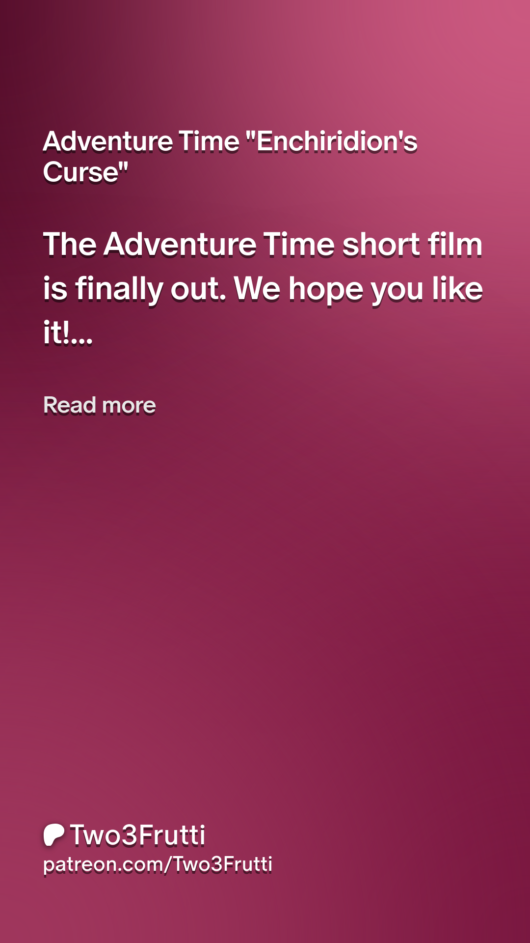 Adventure Time Enchiridions Curse