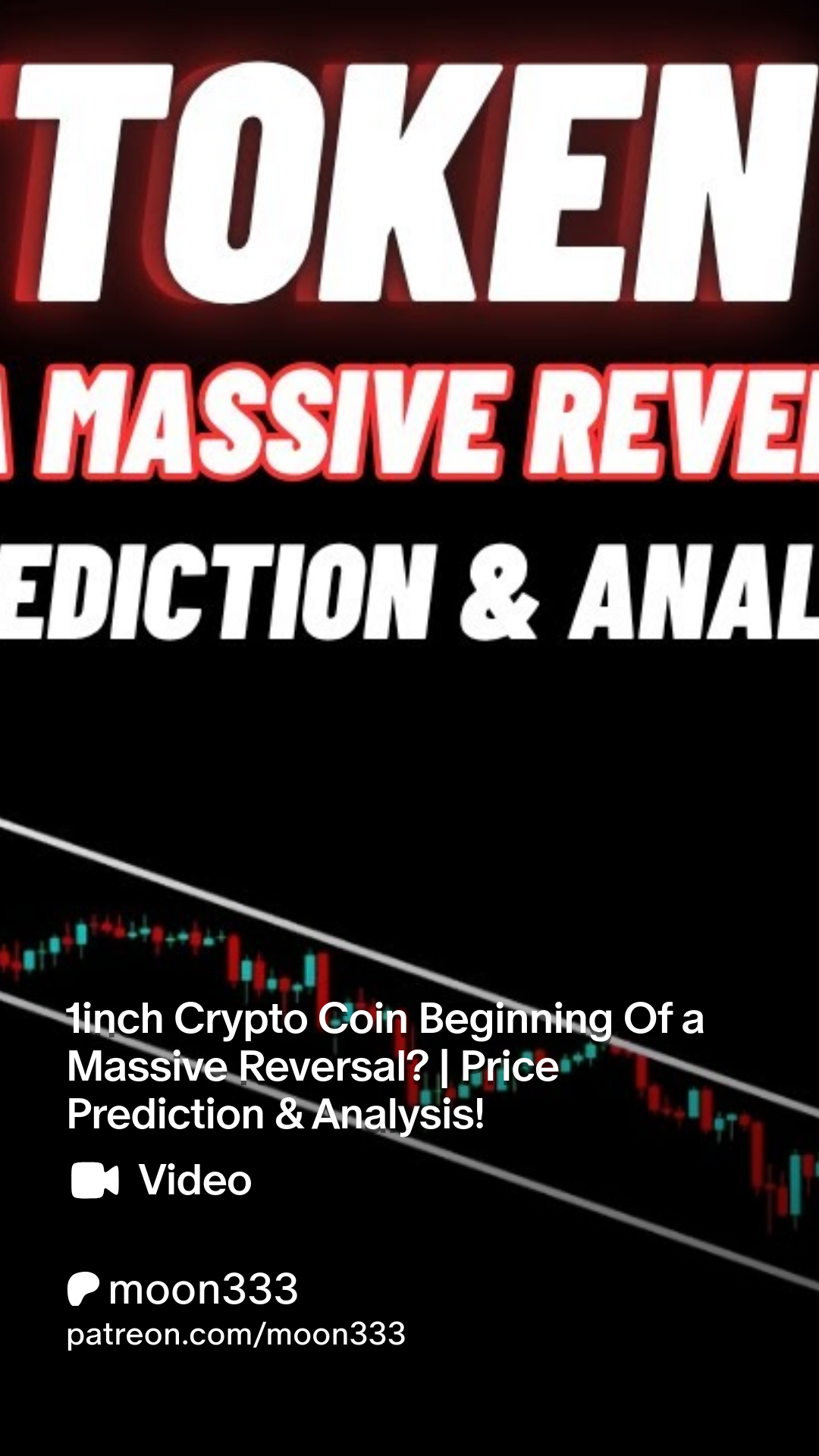 1inch Crypto Coin Beginning Of a Massive Reversal? | Price Prediction &  Analysis! | Patreon