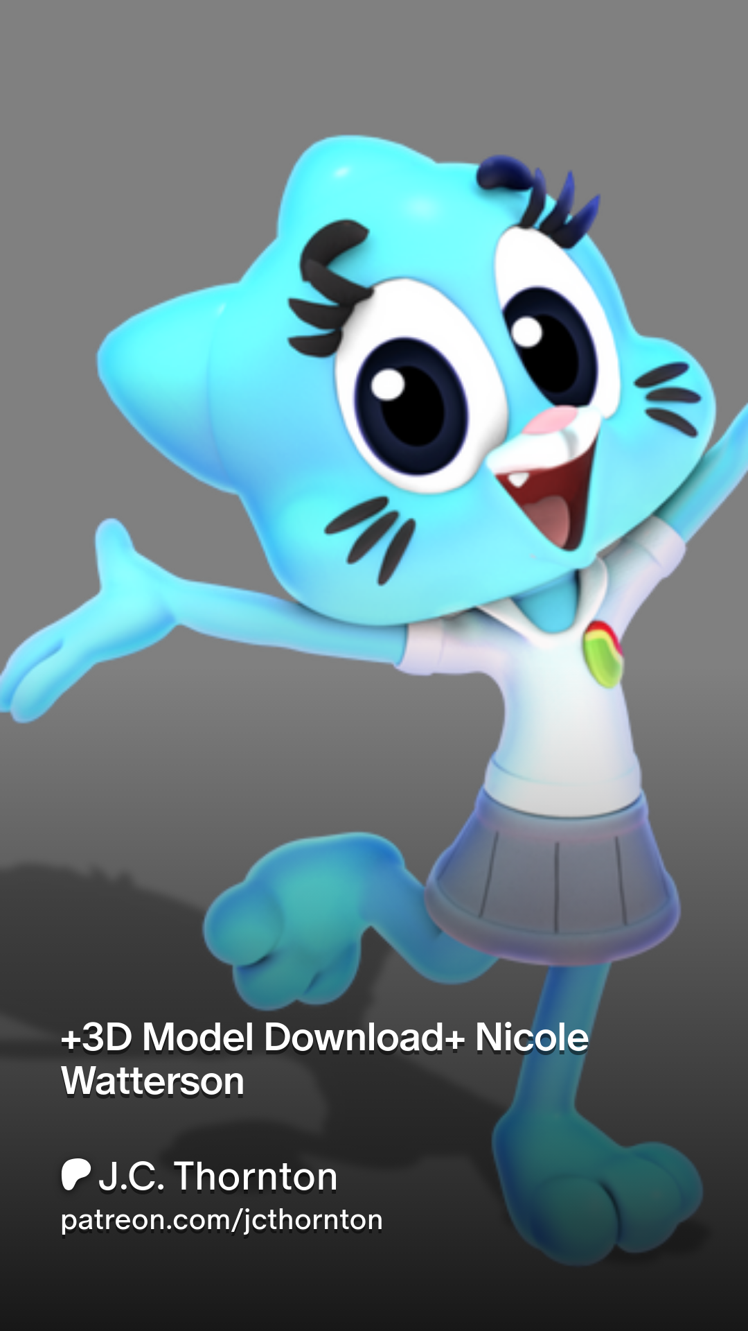 3D Model Download+ Nicole Watterson | Patreon