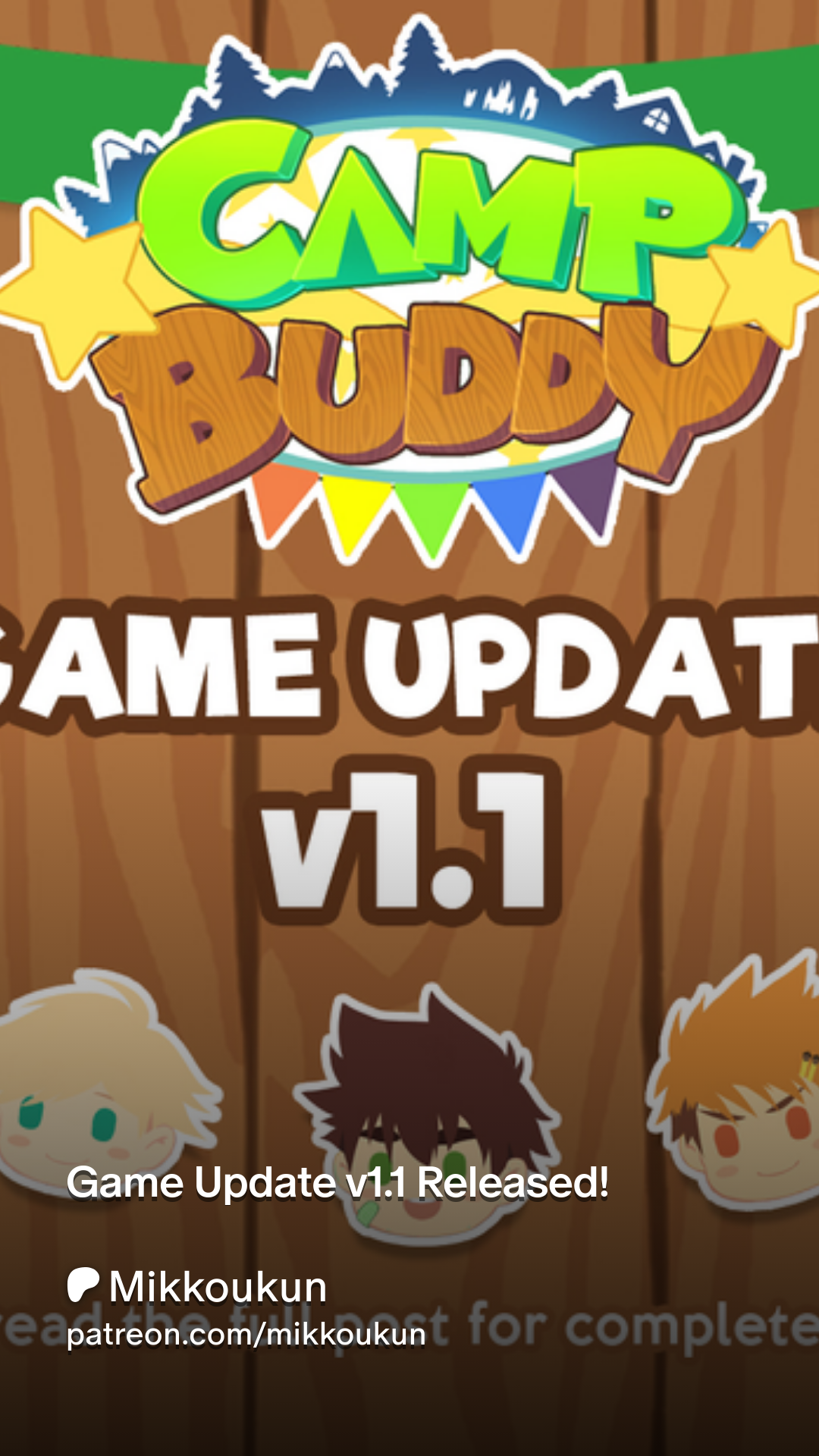 Game Update v1.1 Released! | Patreon