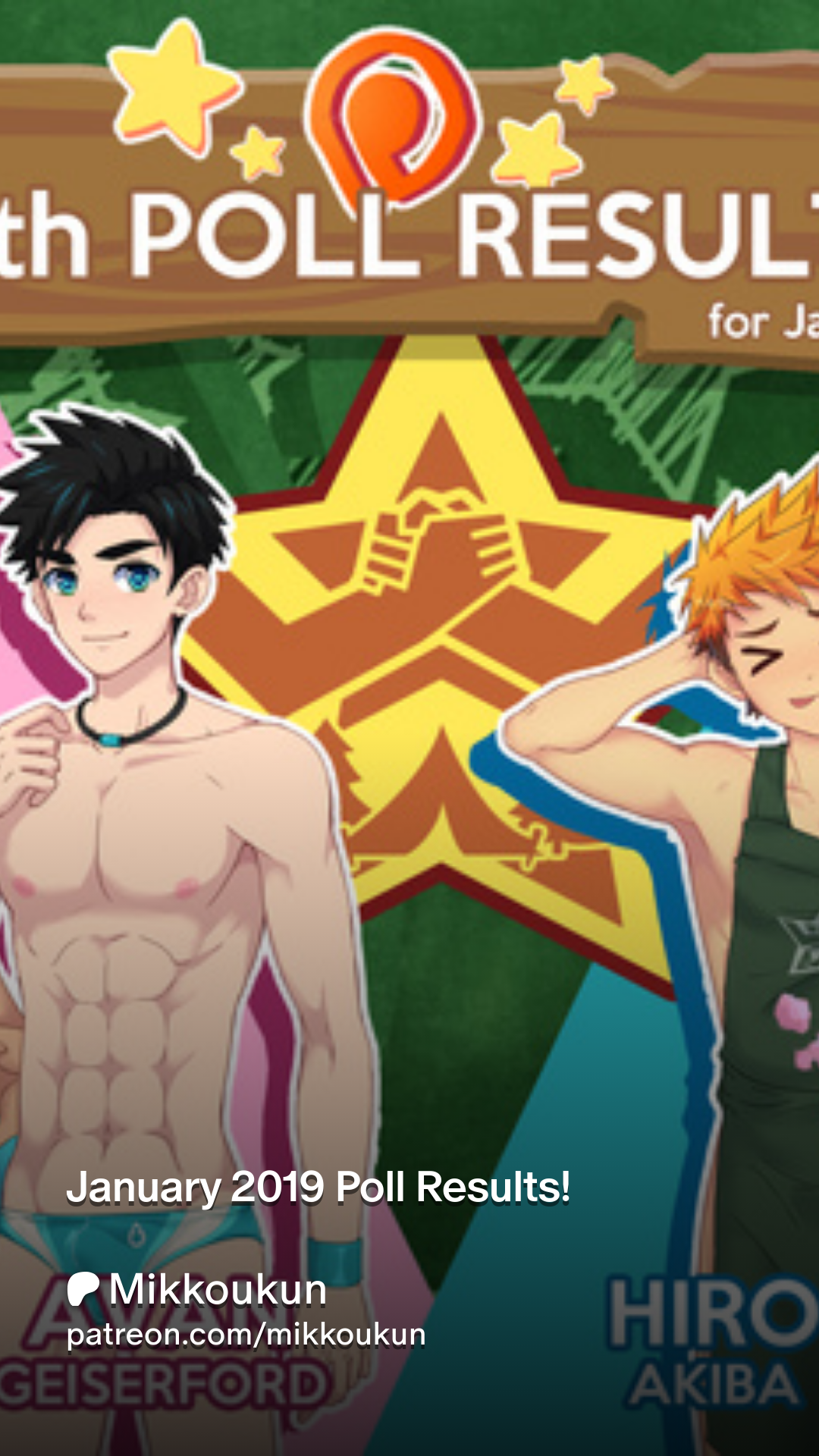 January 2019 Poll Results! | Patreon