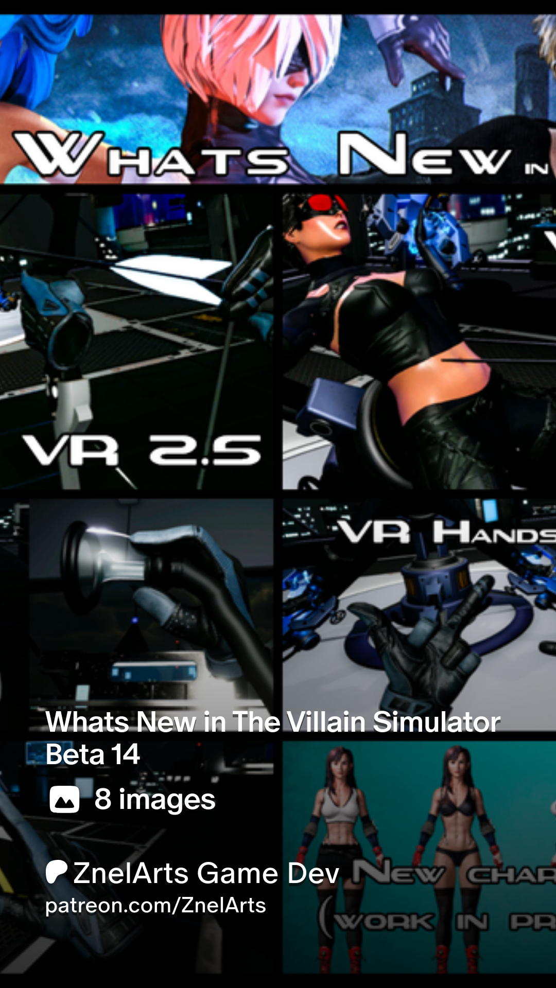 Whats New in The Villain Simulator Beta 14 | Patreon