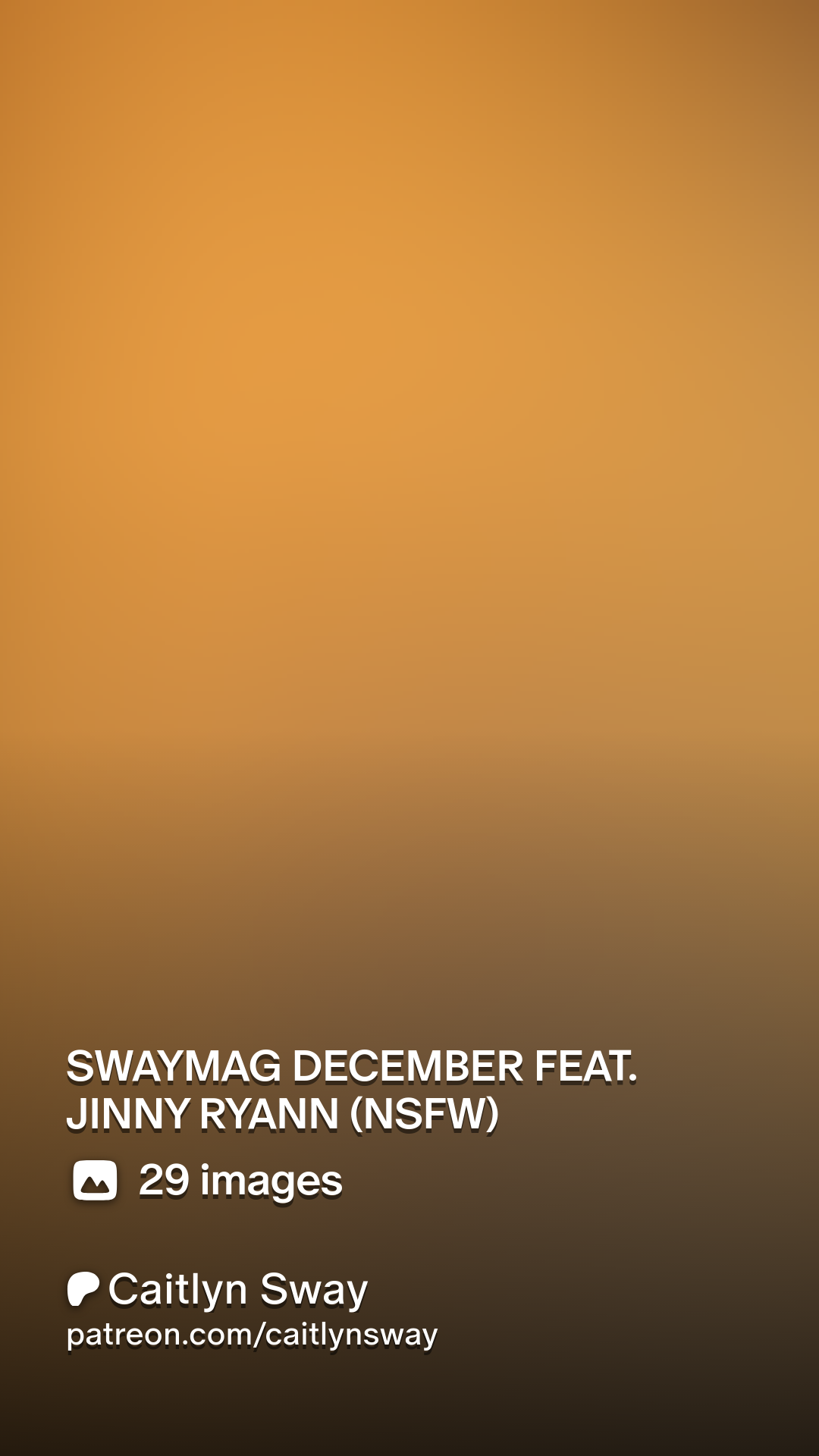 SWAYMAG DECEMBER FEAT. JINNY RYANN (NSFW) | Patreon