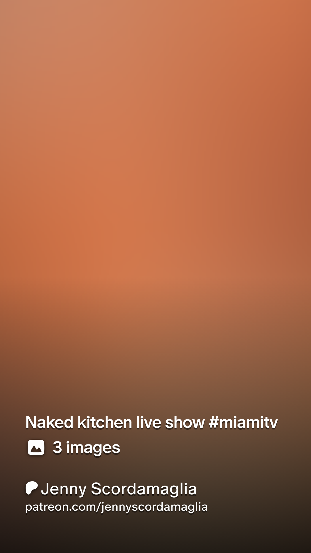 Naked kitchen live show #miamitv | Patreon