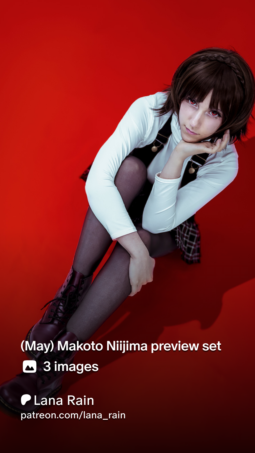 May) Makoto Niijima preview set | Patreon