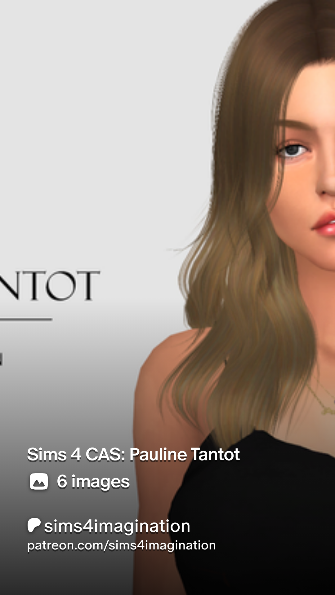 Sims 4 CAS: Pauline Tantot | Patreon