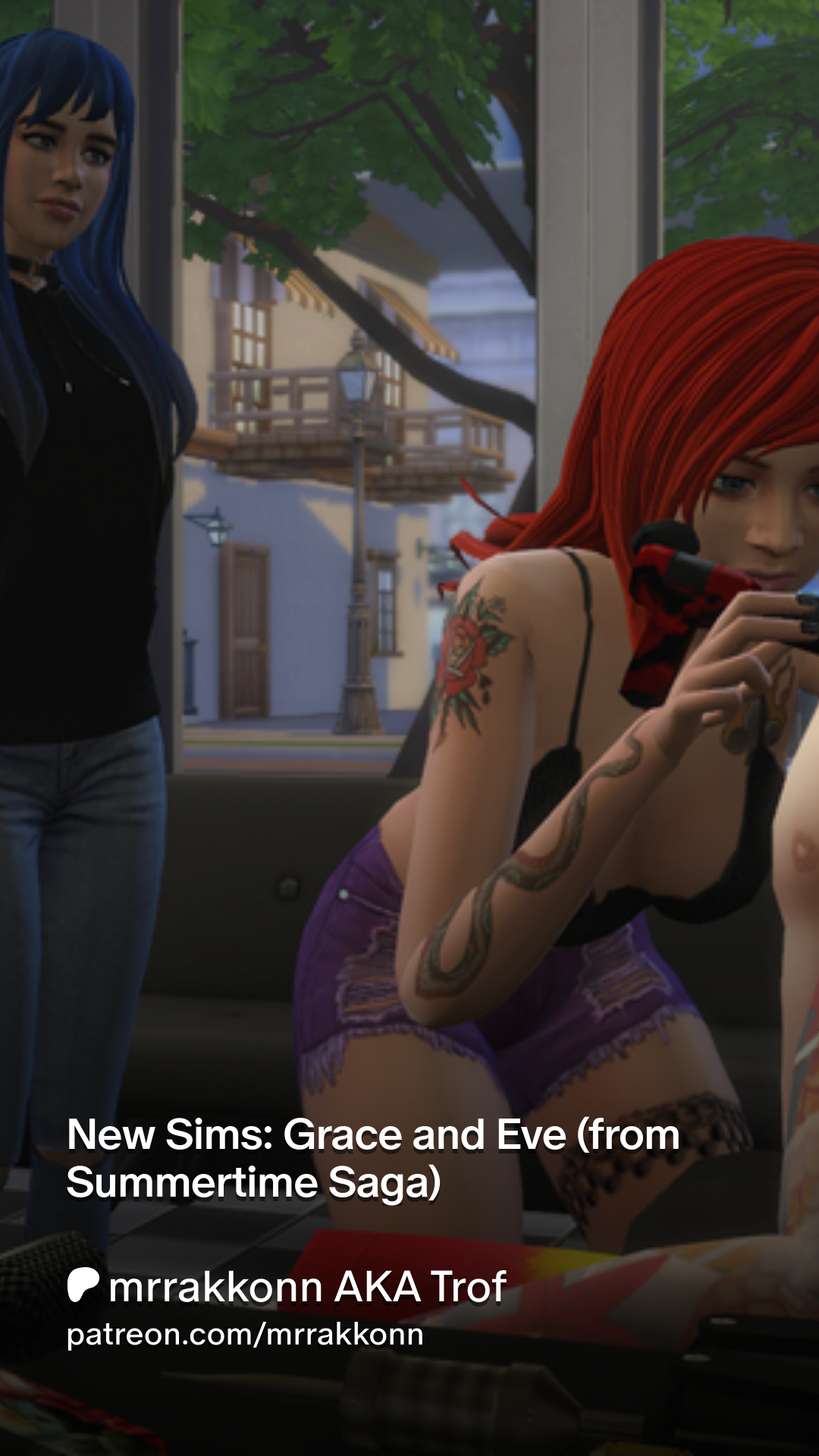 New Sims: Grace and Eve (from Summertime Saga) | Patreon