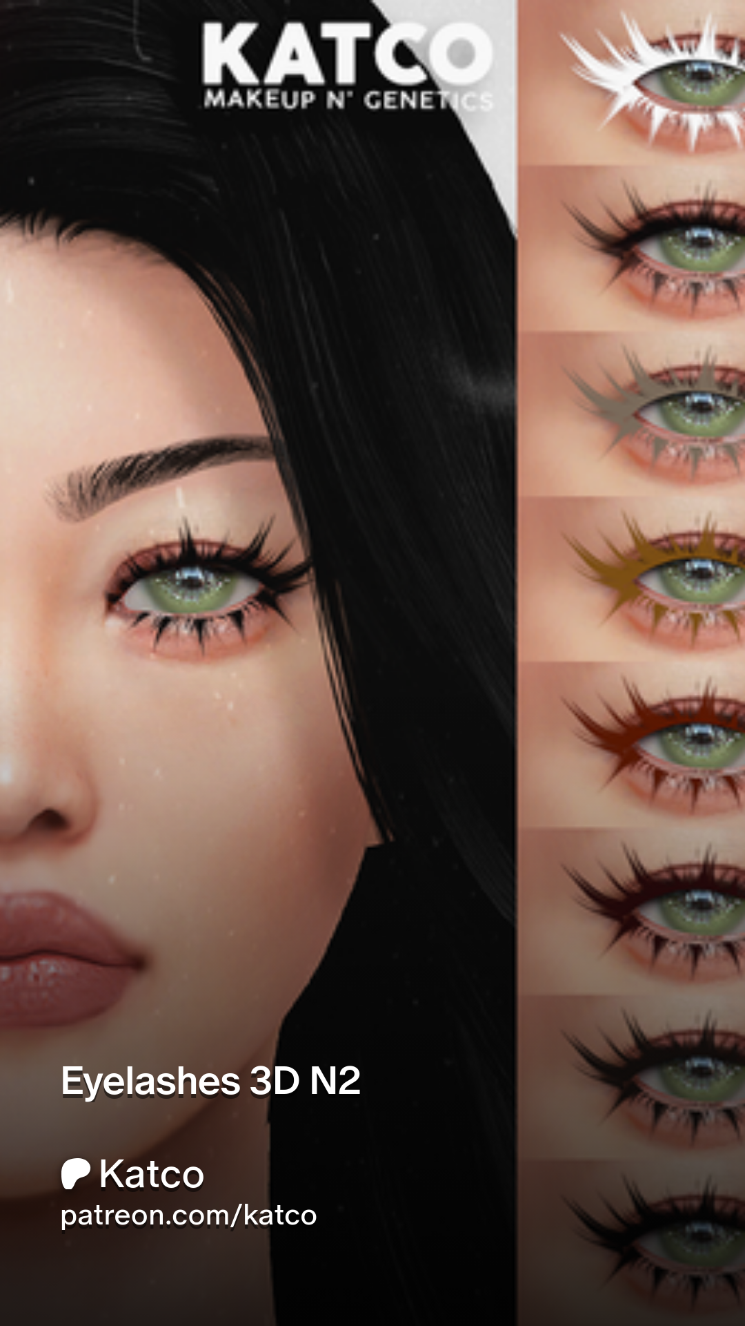 Eyelashes 3D N2 | Patreon