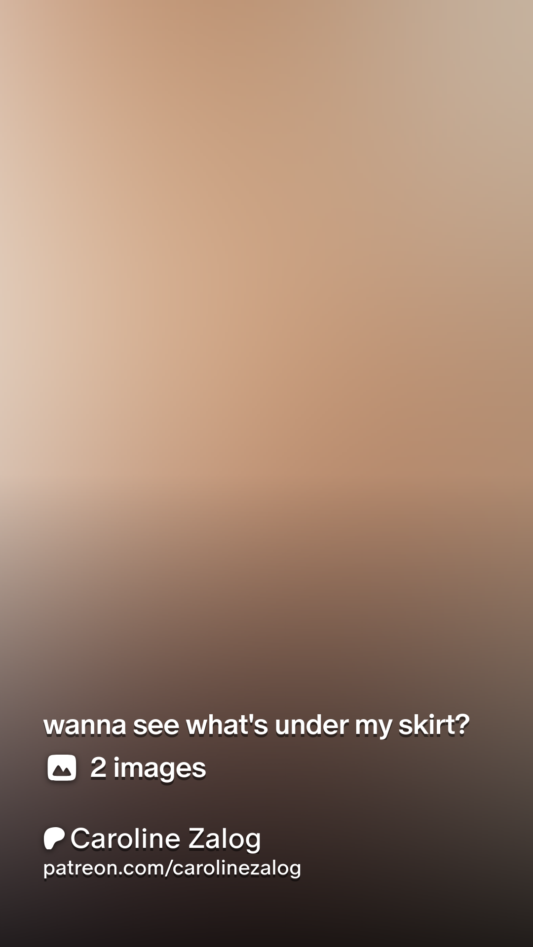 wanna see whats under my skirt? | Patreon