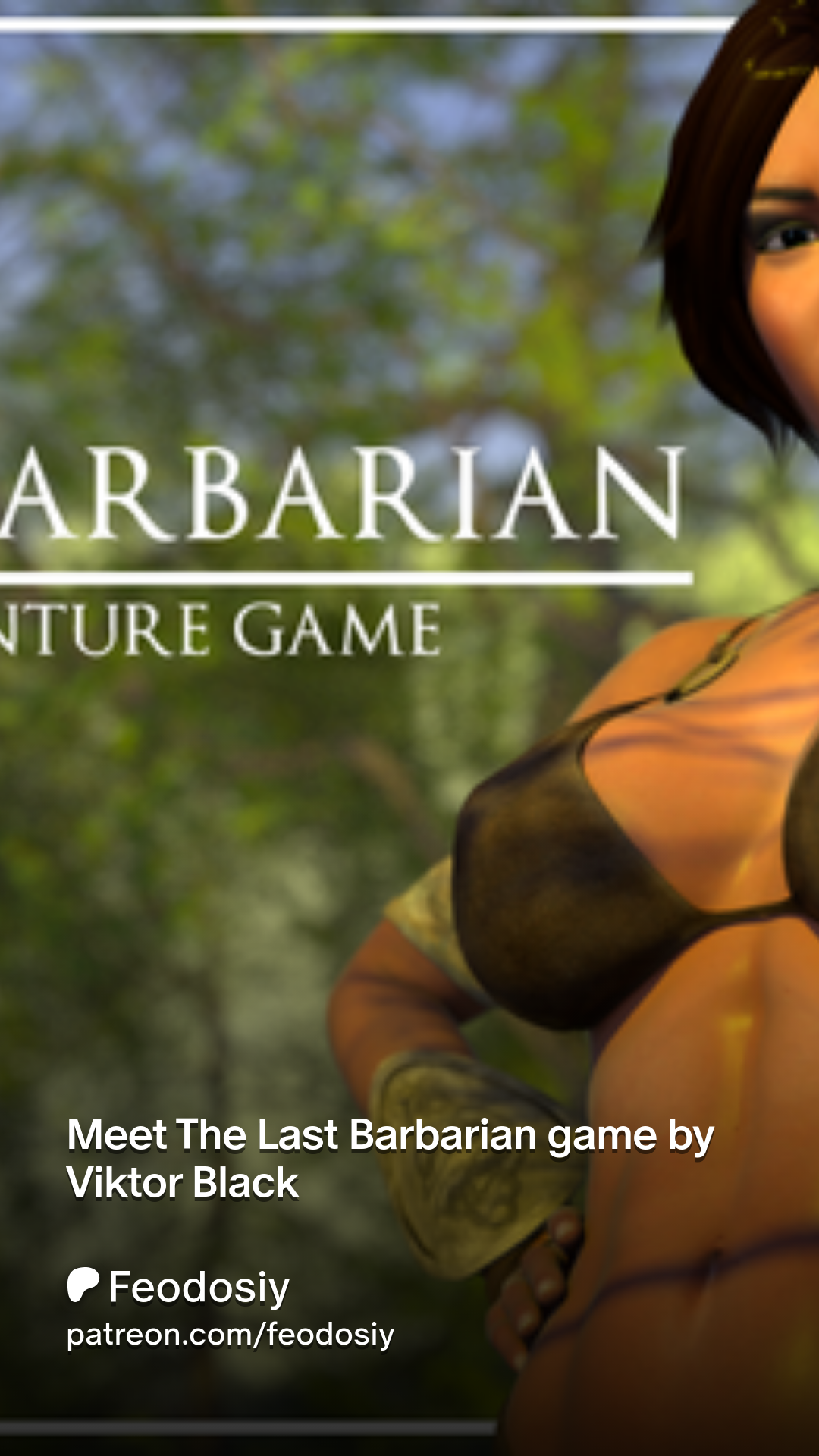 Meet The Last Barbarian game by Viktor Black | Patreon