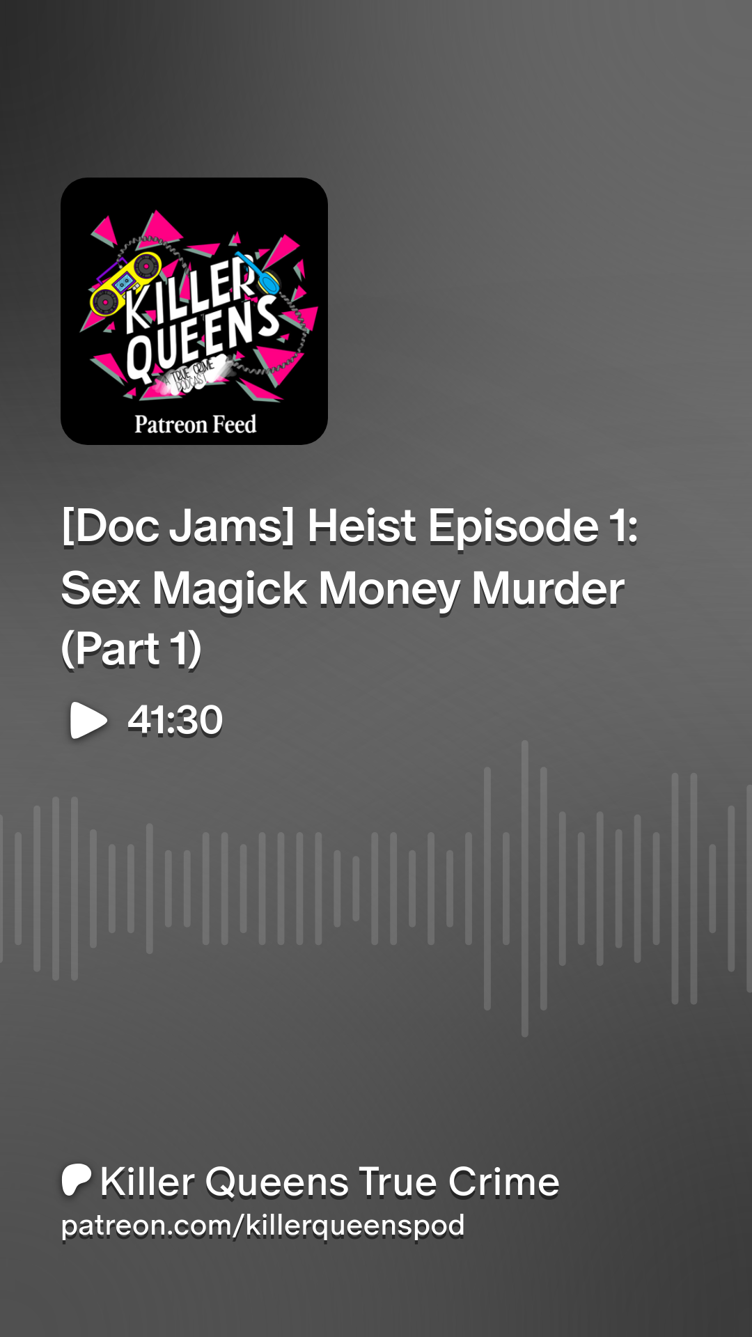 Doc Jams] Heist Episode 1: Sex Magick Money Murder (Part 1) | Patreon