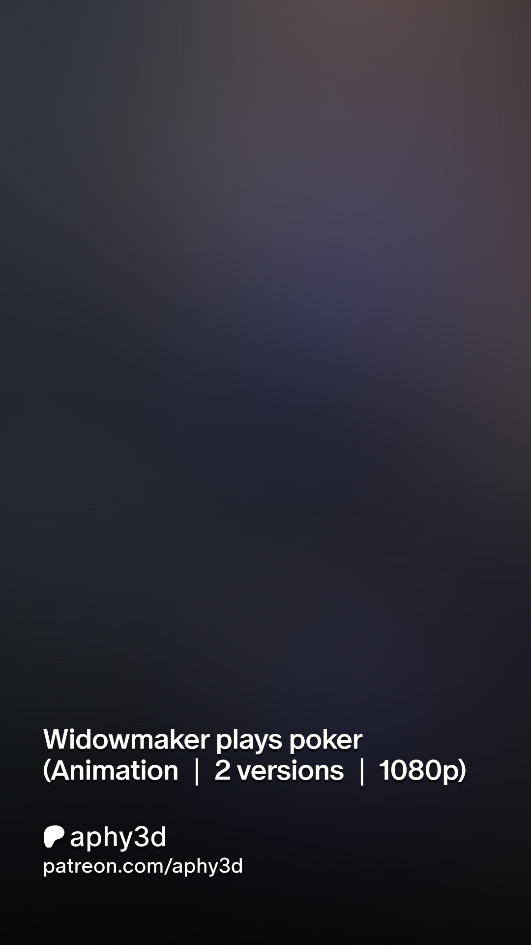 Widowmaker plays poker (Animation ❘ 2 versions ❘ 1080p) | Patreon