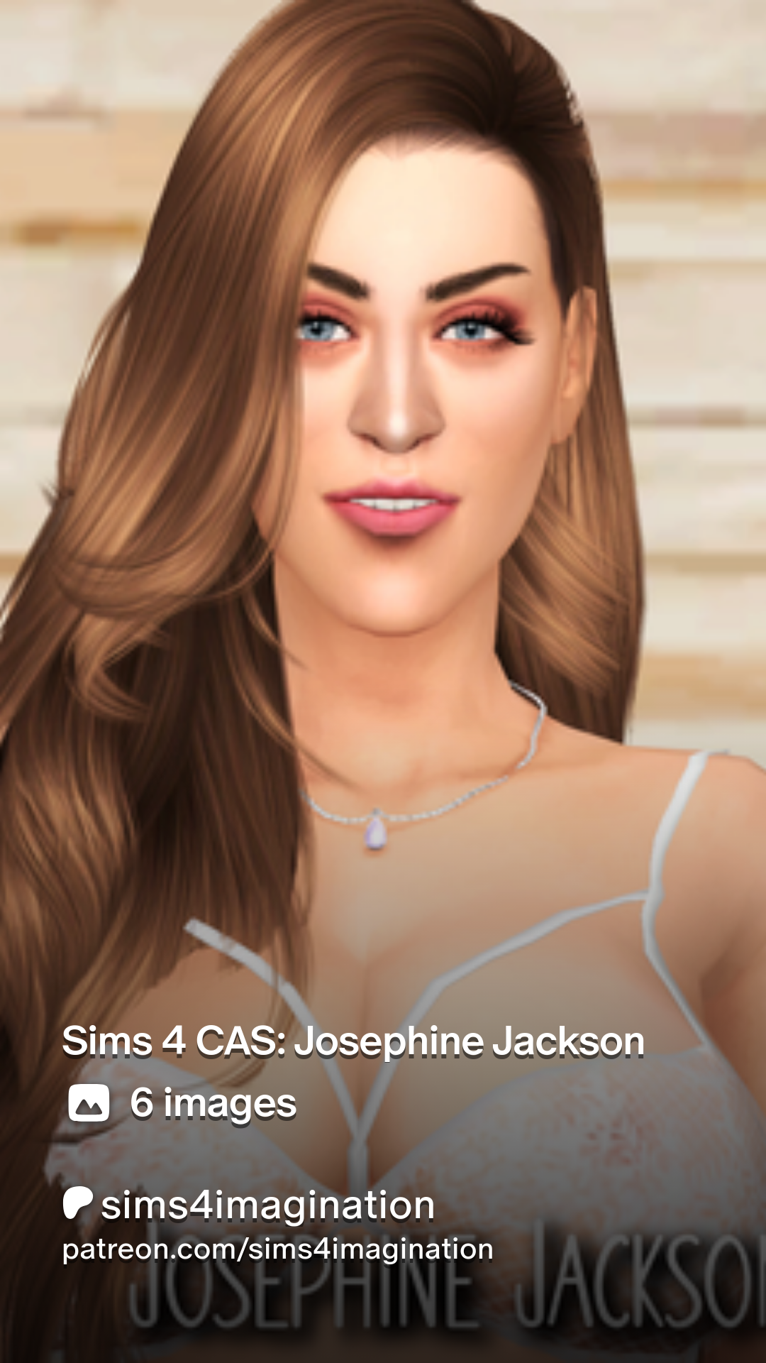 Sims 4 CAS: Josephine Jackson | Patreon