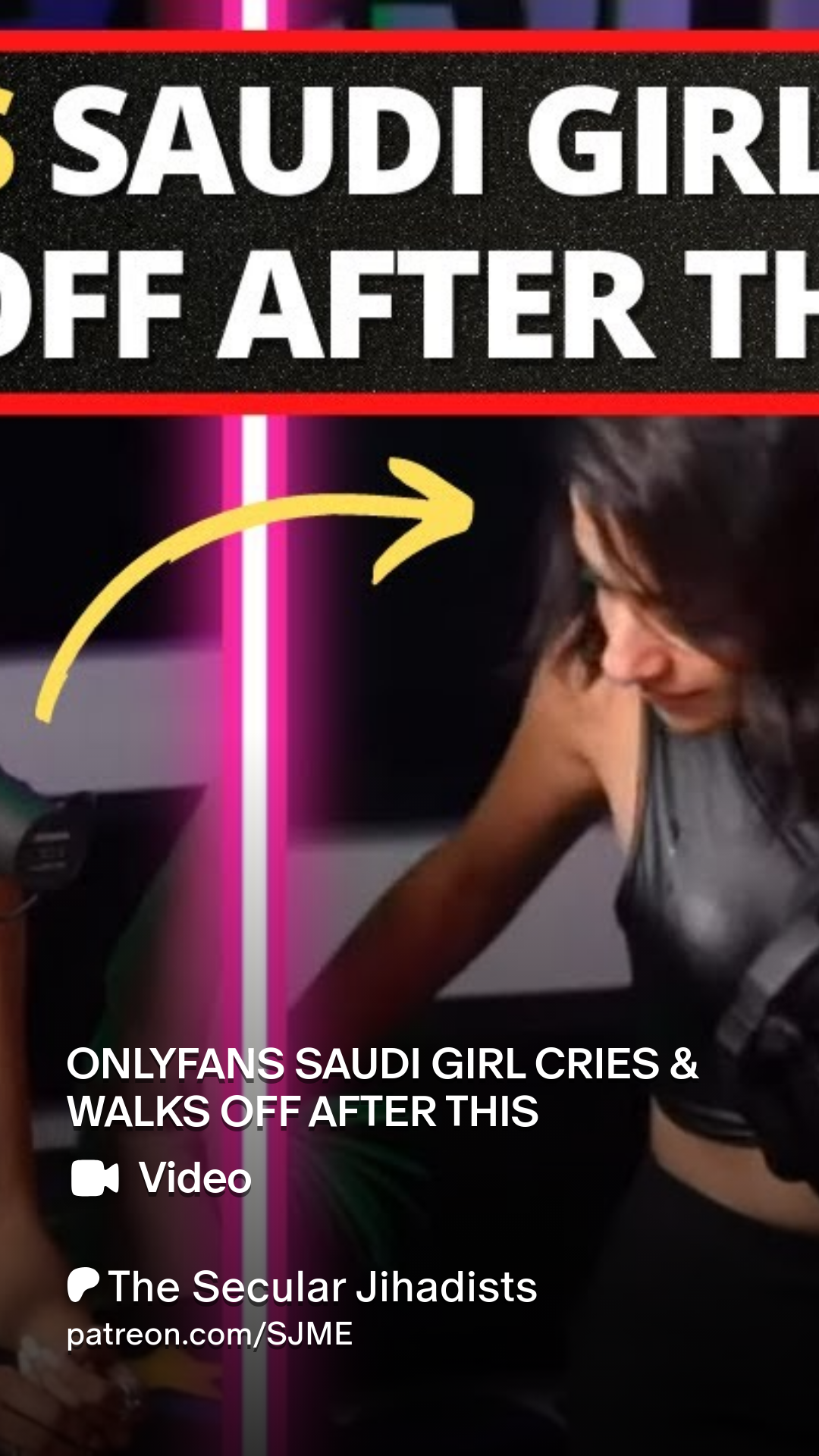 ONLYFANS SAUDI GIRL CRIES & WALKS OFF AFTER THIS | Patreon