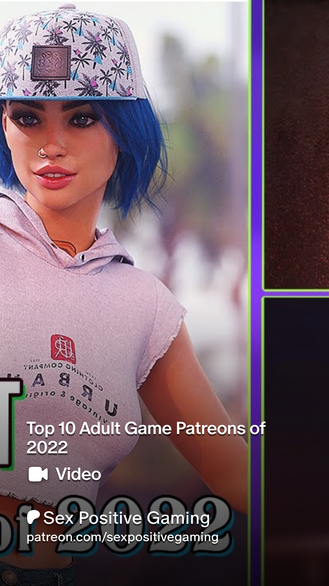 Top 10 Adult Game Patreons of 2022