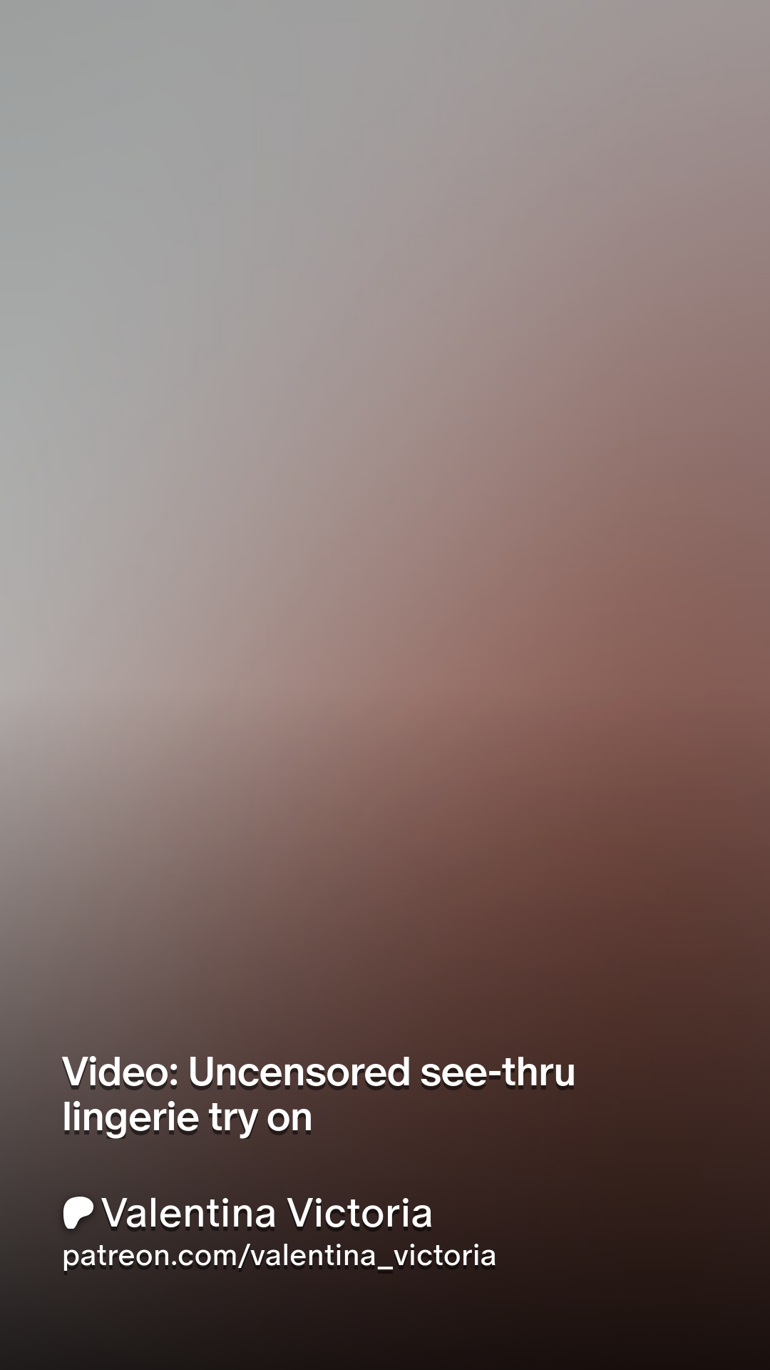 Video: Uncensored see-thru lingerie try on | Patreon