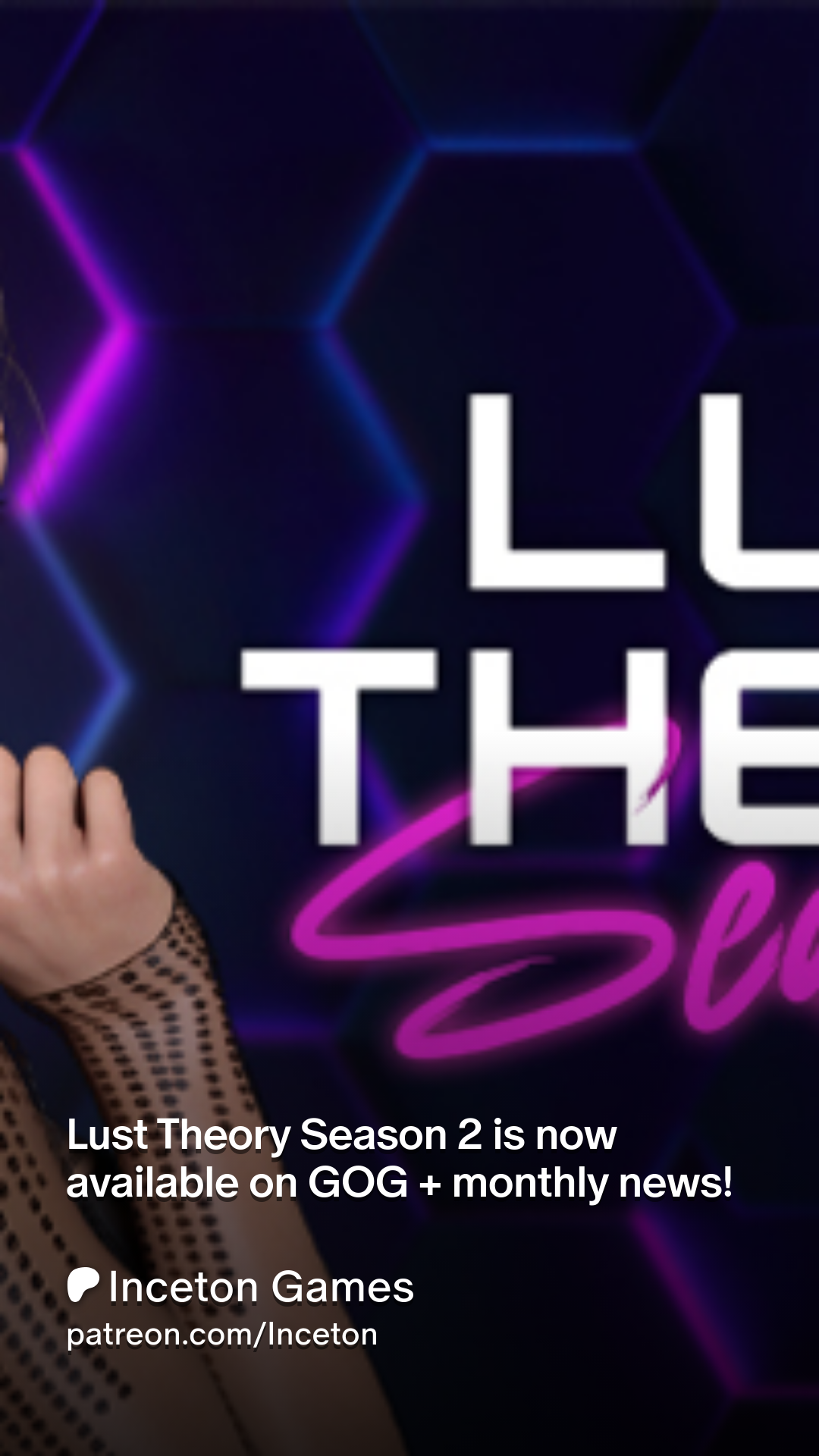 Lust Theory Season 2 is now available on GOG + monthly news! | Patreon