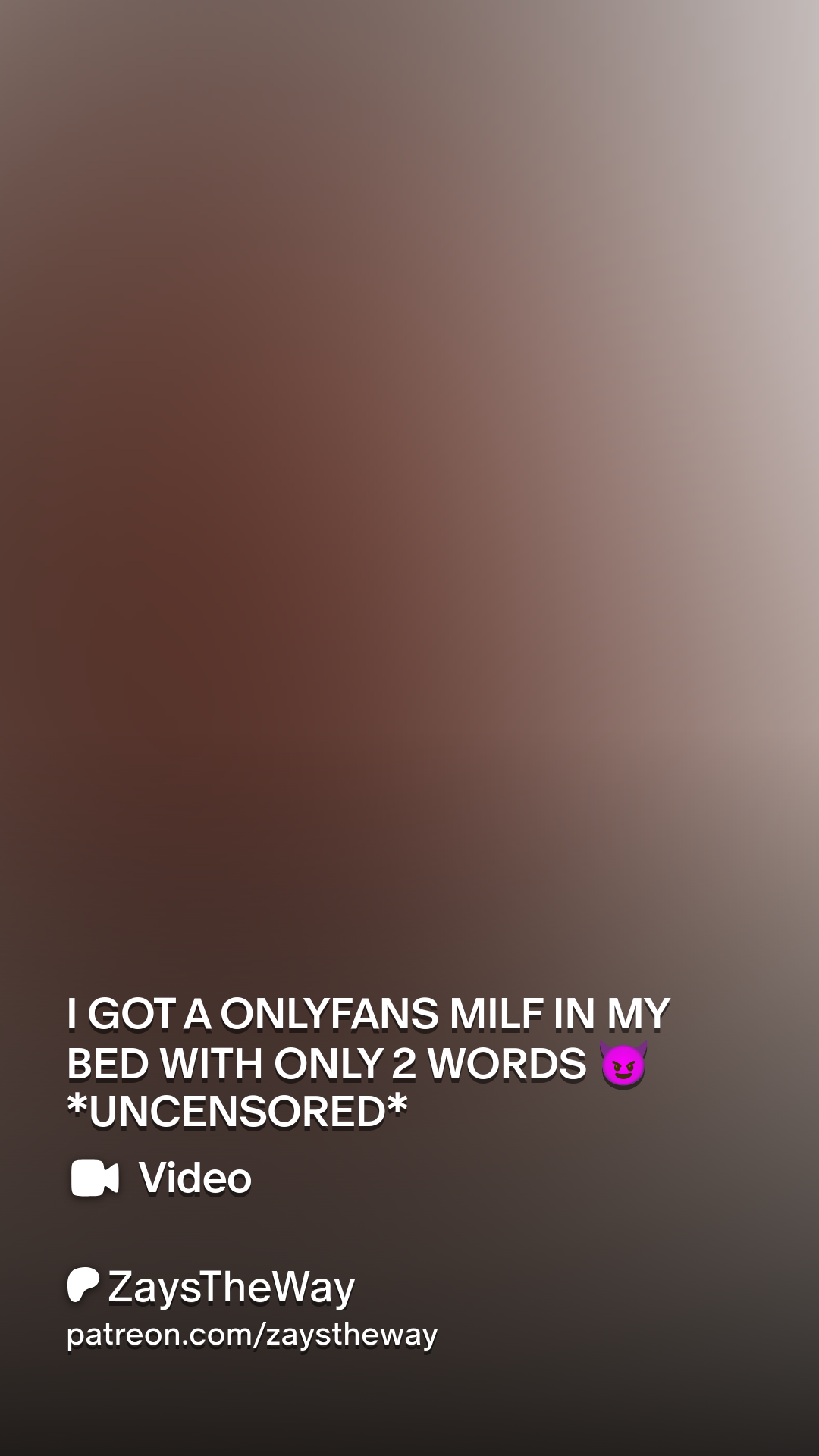 I GOT A ONLYFANS MILF IN MY BED WITH ONLY 2 WORDS 😈 *UNCENSORED* | Patreon