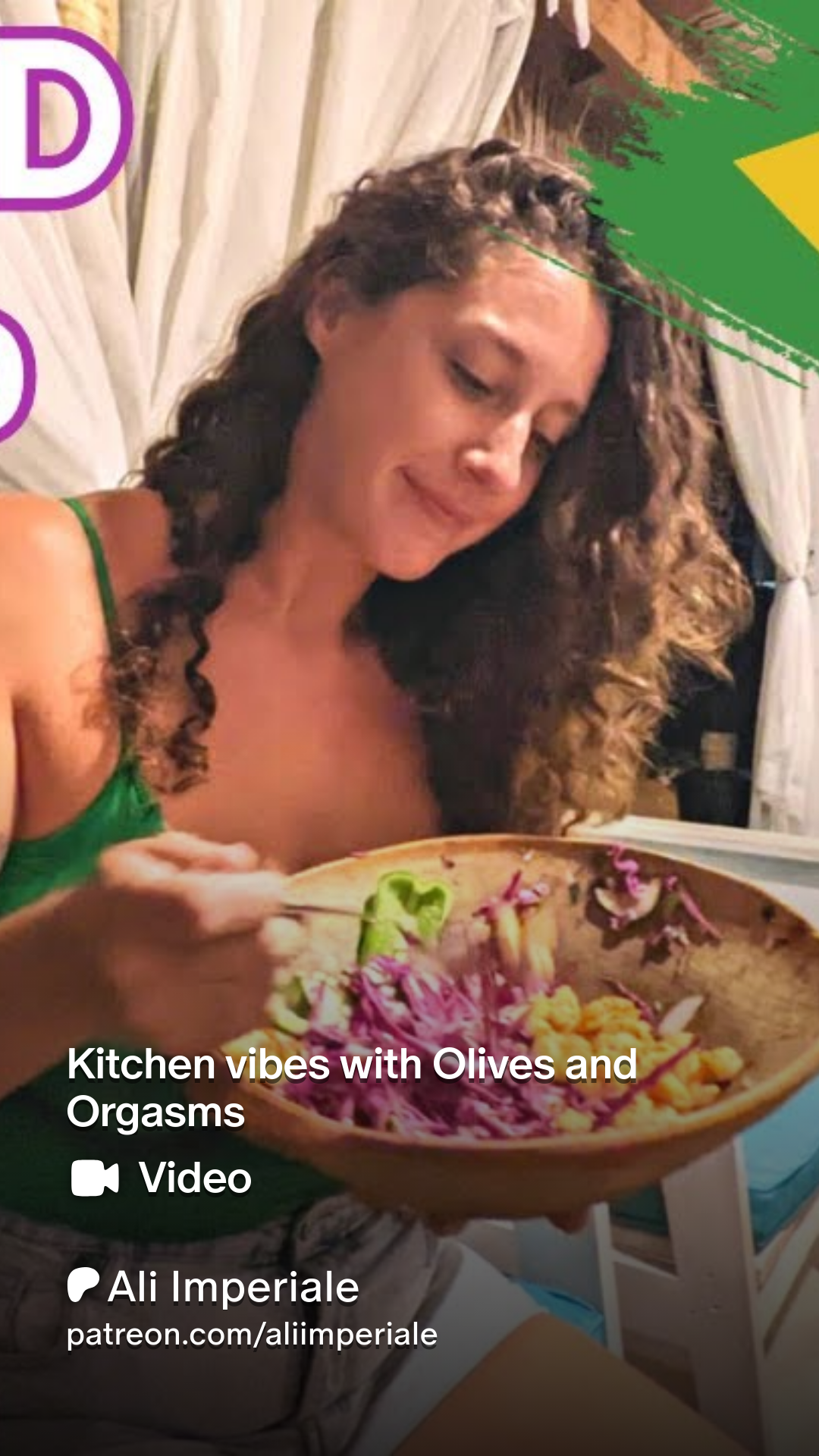 Kitchen vibes with Olives and Orgasms | Patreon