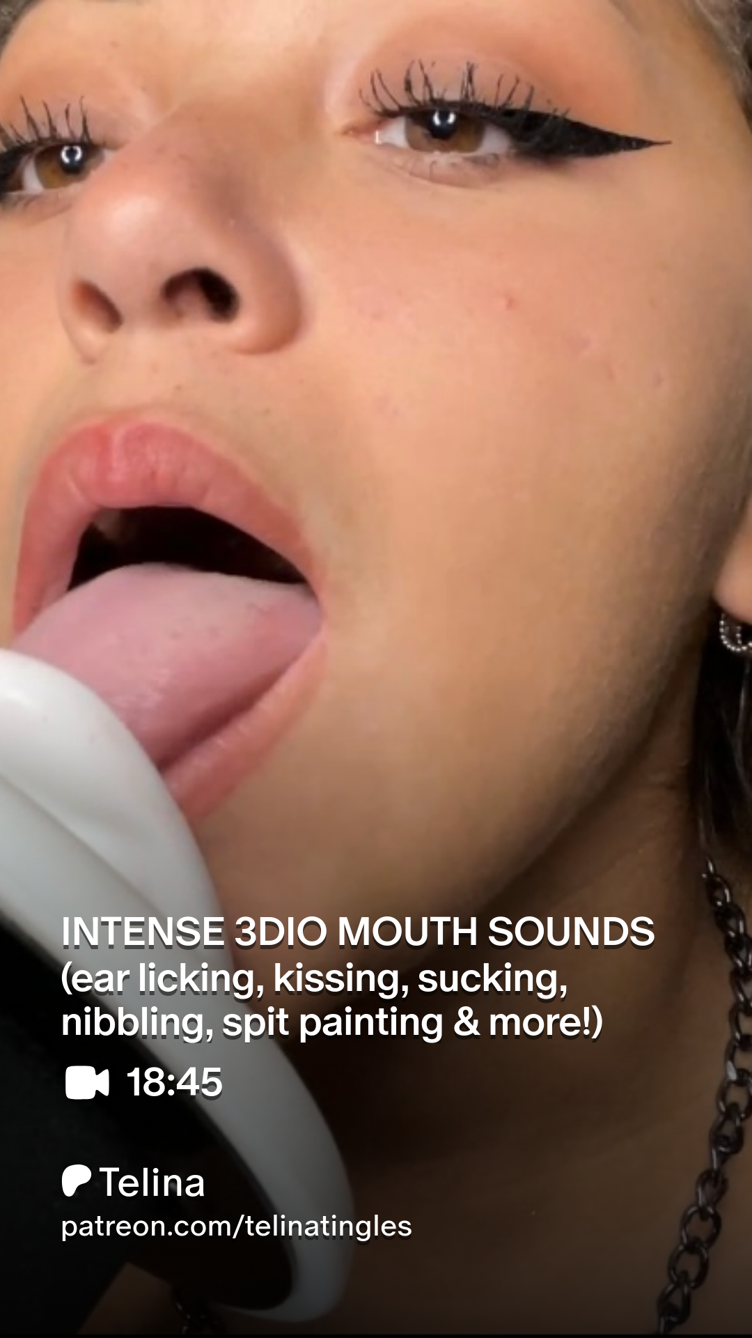 INTENSE 3DIO MOUTH SOUNDS (ear licking, kissing, sucking, nibbling, spit  painting & more!) | Patreon