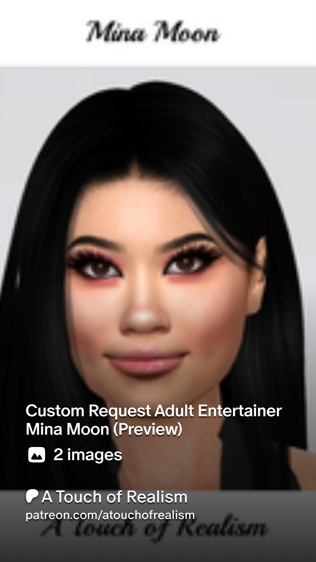 Custom Request Adult Entertainer Mina Moon (Preview) | Patreon