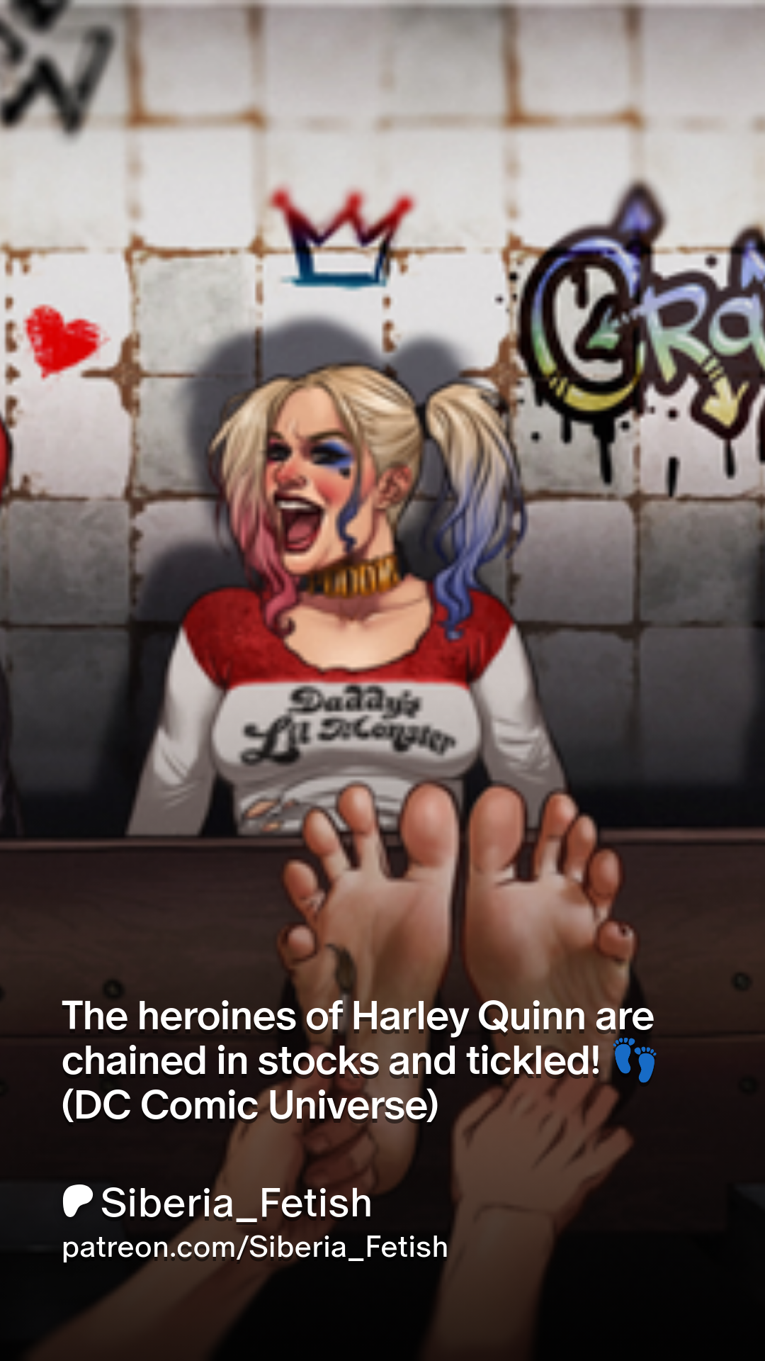 The heroines of Harley Quinn are chained in stocks and tickled! 👣 (DC  Comic Universe) | Patreon