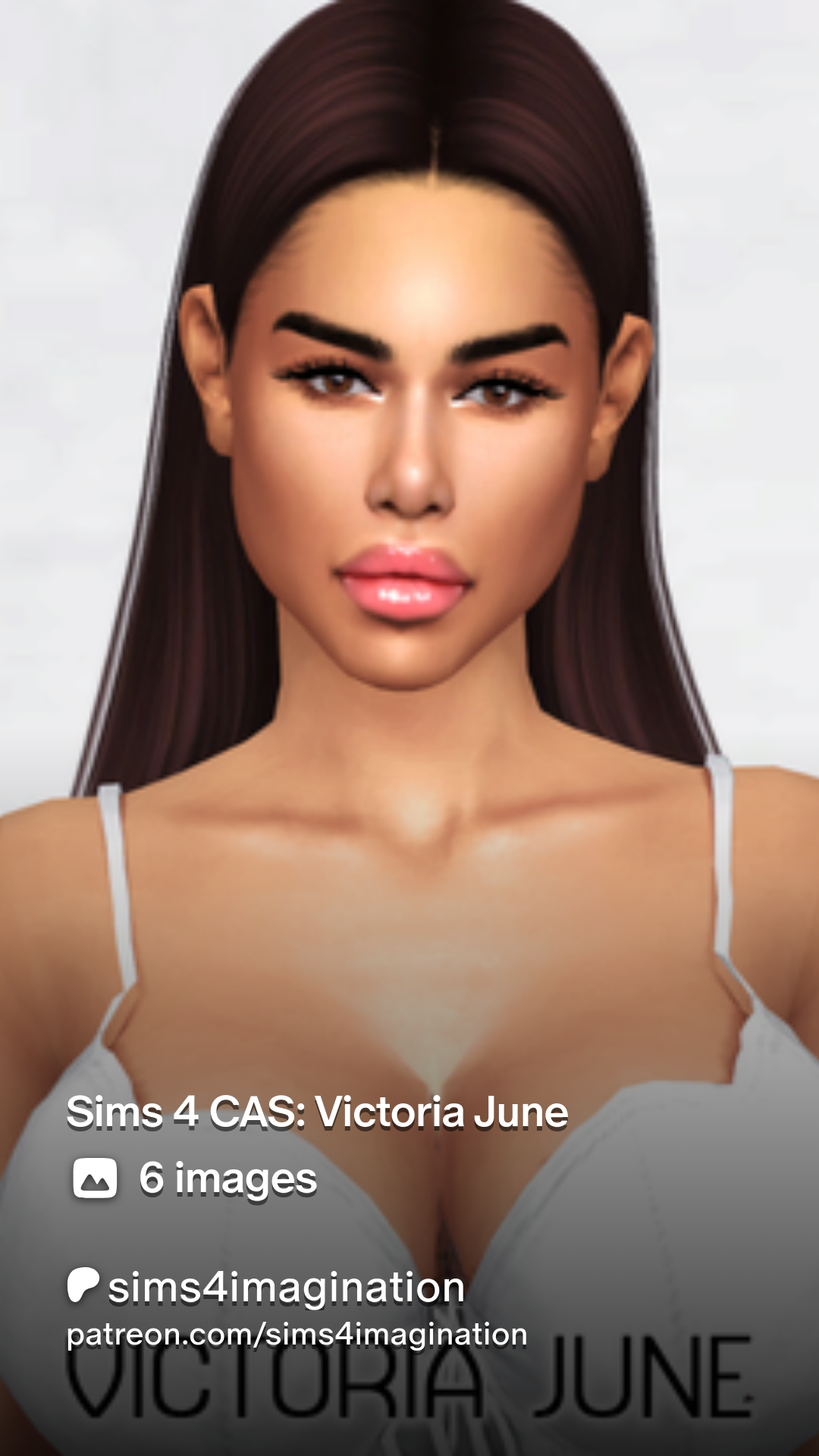 Sims 4 CAS: Victoria June | Patreon