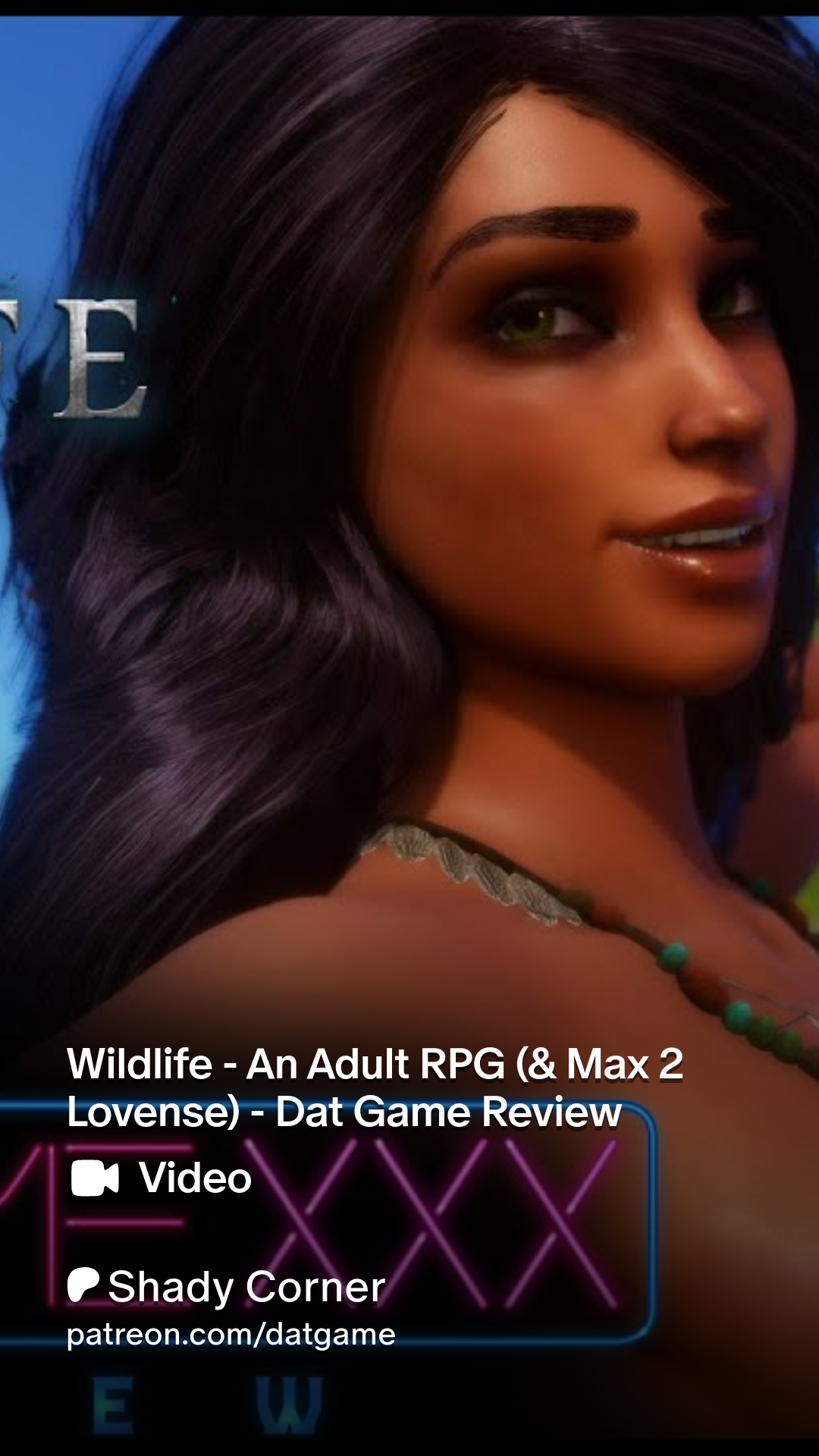 Wildlife - An Adult RPG (& Max 2 Lovense) - Dat Game Review | Patreon