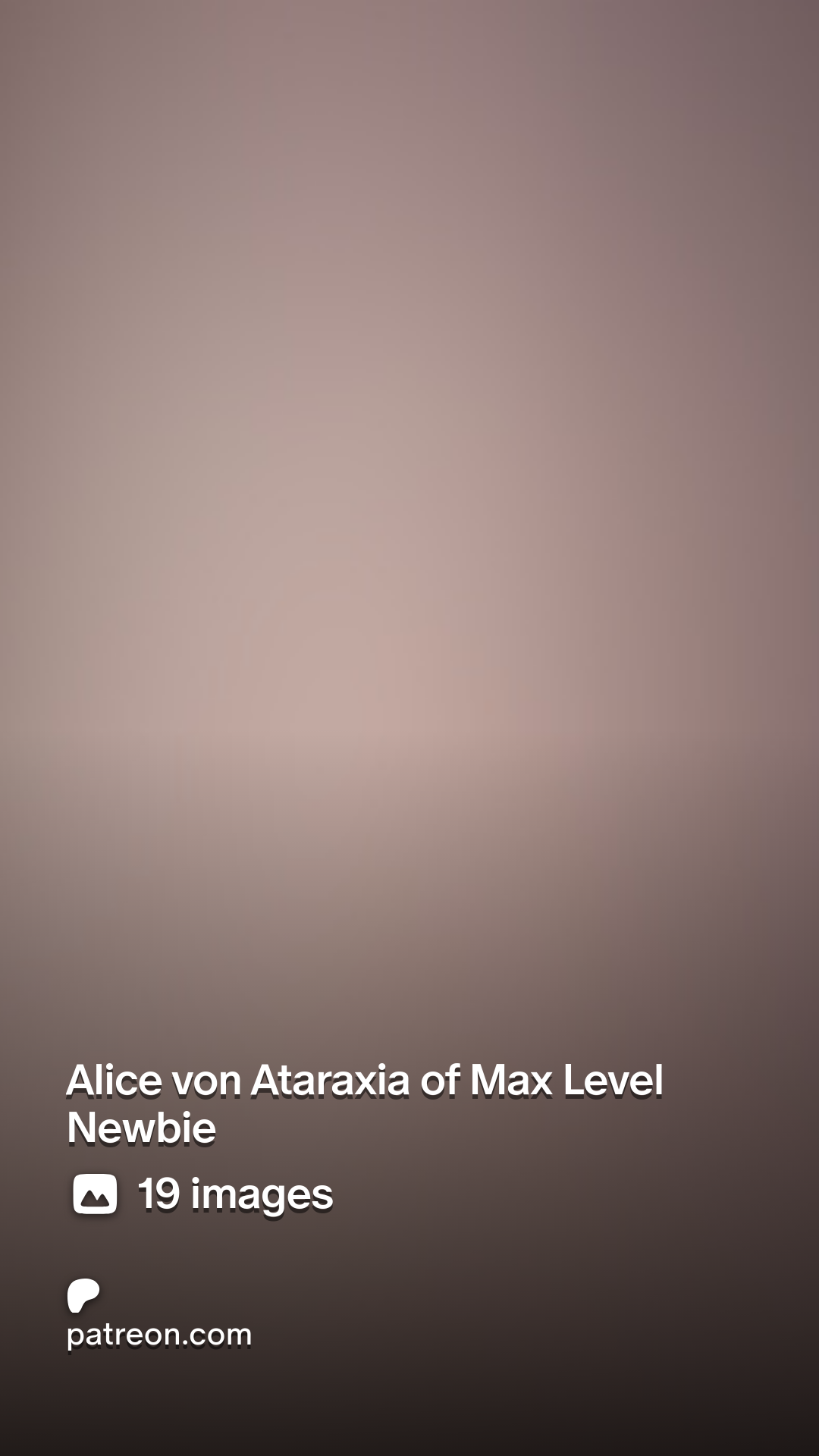 Alice von Ataraxia of Max Level Newbie | Patreon