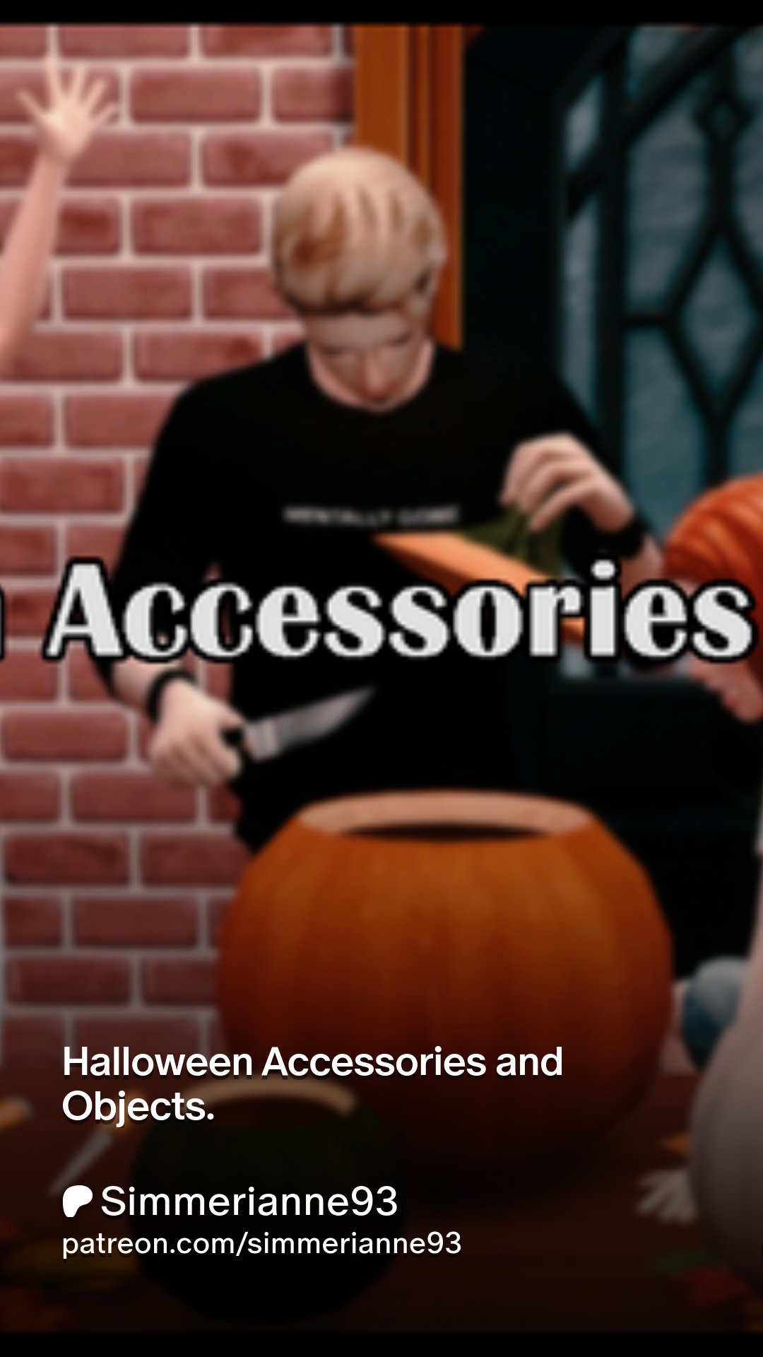 Halloween Accessories and Objects. | Patreon, image size:1080x1920
