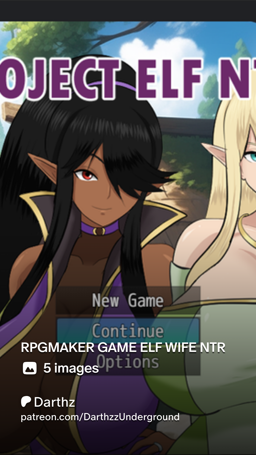 RPGMAKER GAME ELF WIFE NTR | Patreon