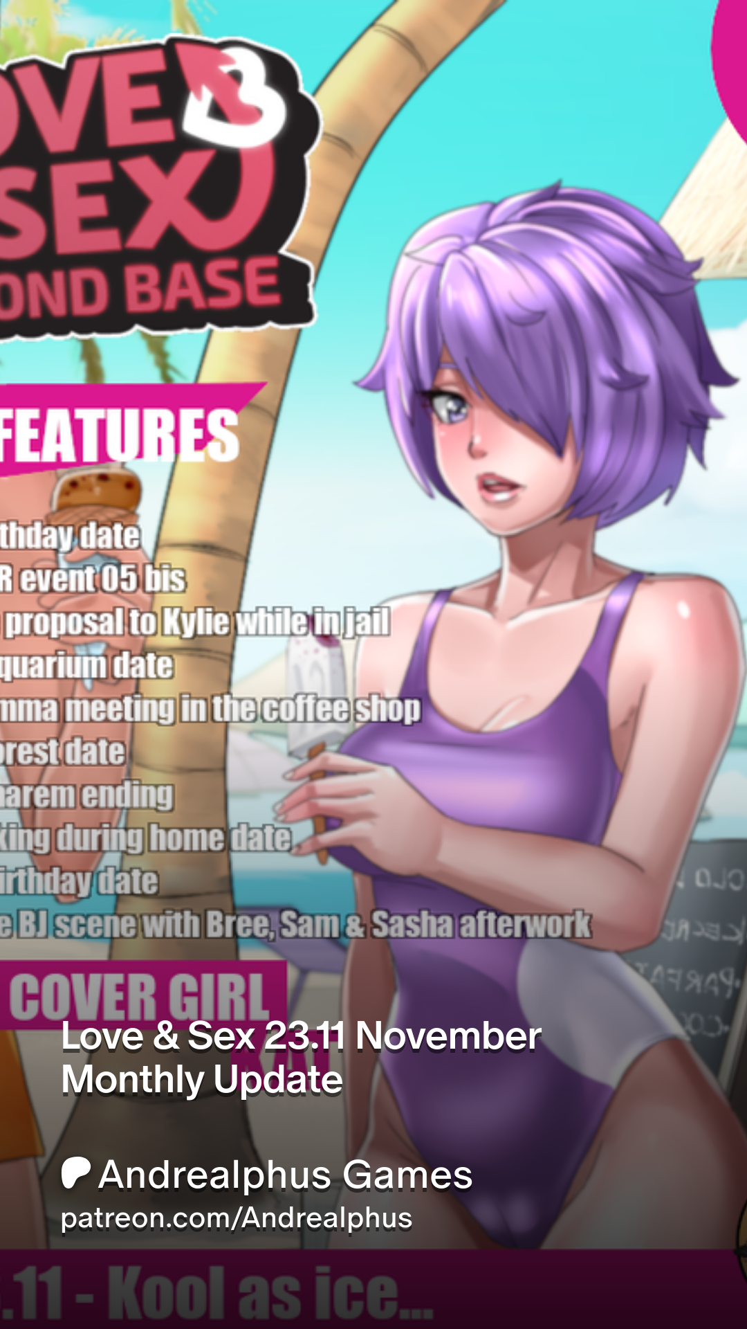 Love & Sex 23.11 November Monthly Update | Patreon