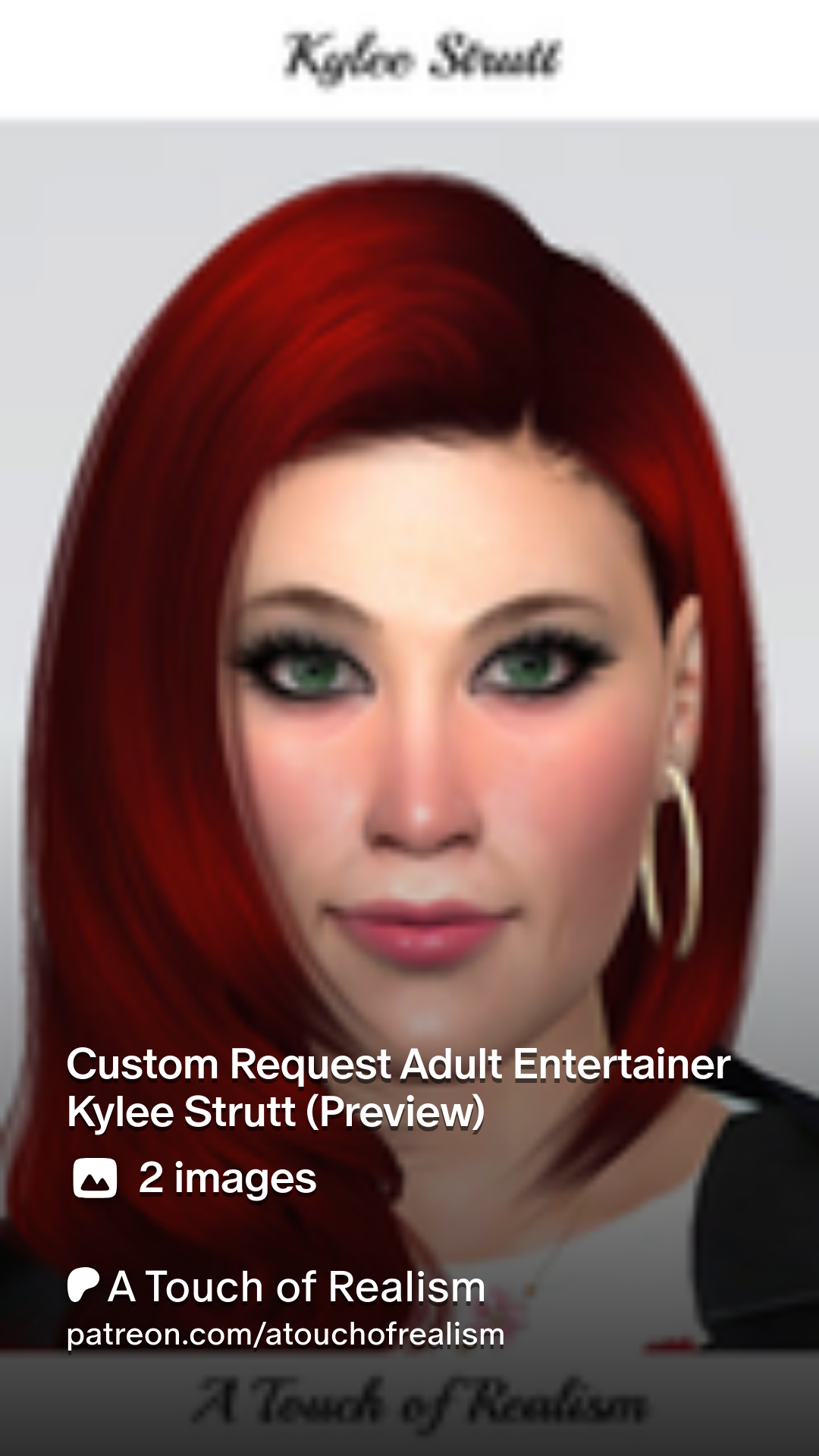 Custom Request Adult Entertainer Kylee Strutt (Preview) | Patreon