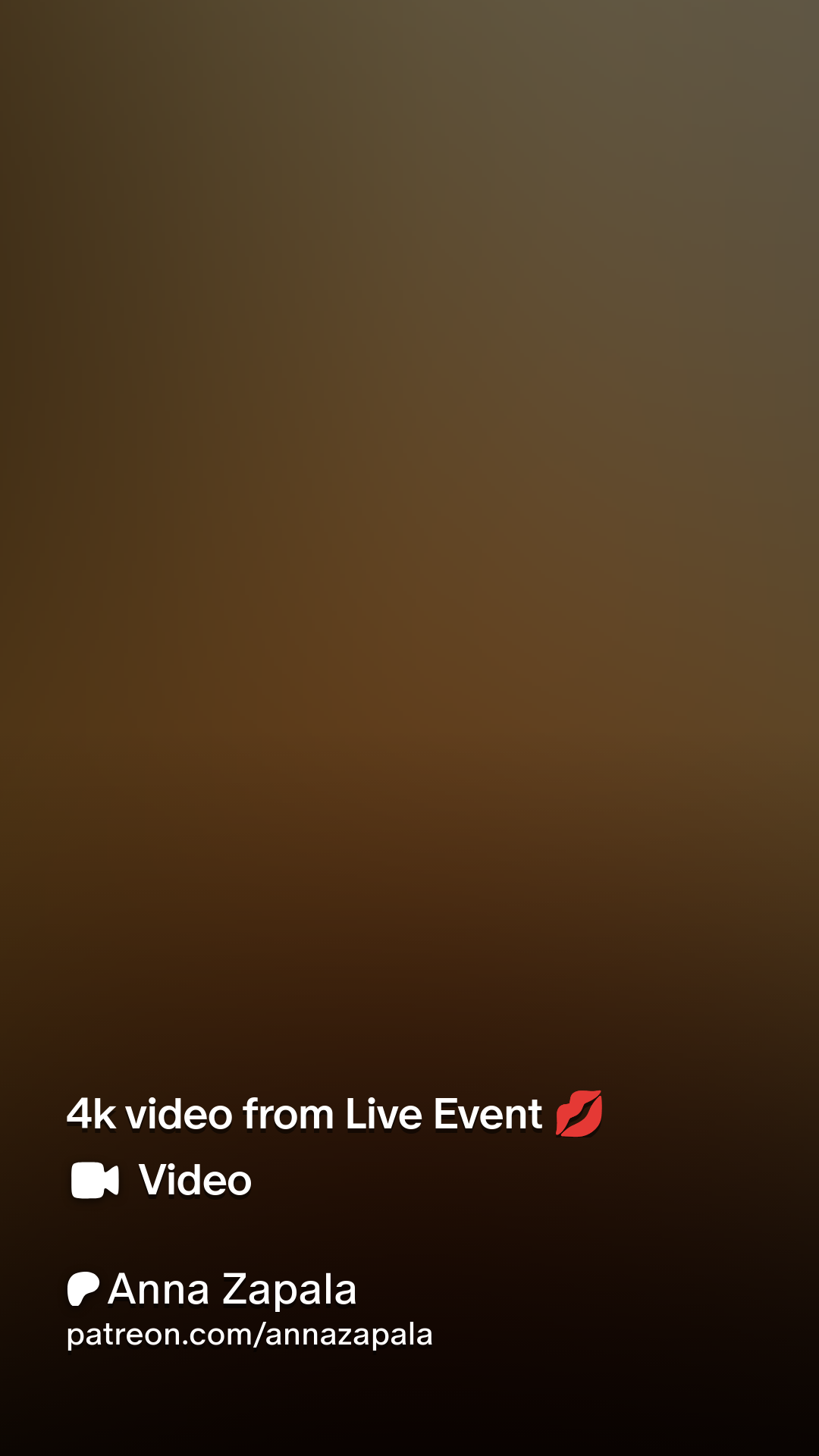4k video from Live Event 💋 | Patreon