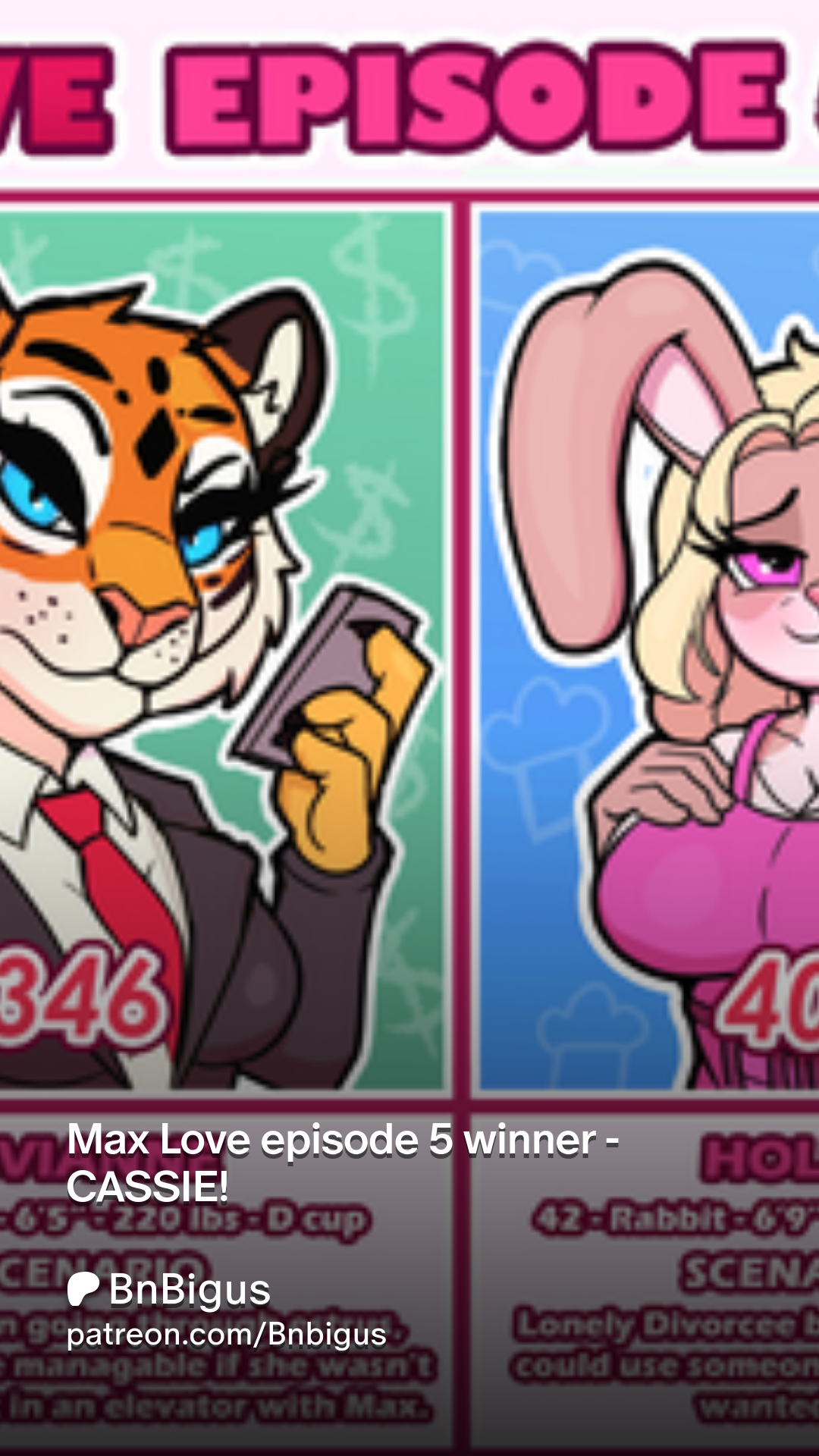 Max Love episode 5 winner - CASSIE! | Patreon