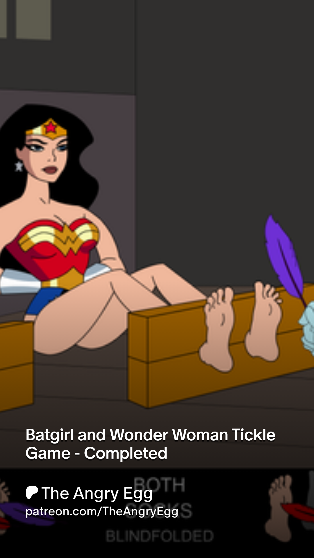 Batgirl and Wonder Woman Tickle Game - Completed | Patreon