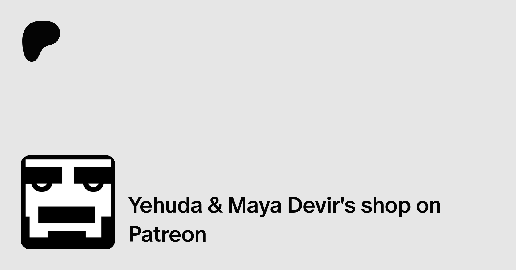 Yehuda & Maya Devir | creating fun comics about relationships and family |  Patreon