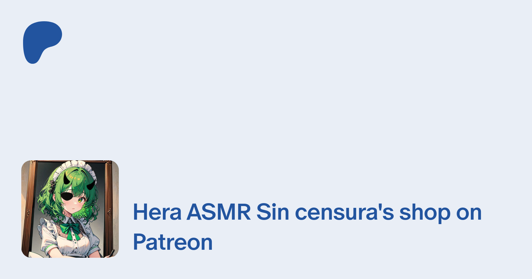 Hera ASMR Sin censura | Creadora de Audio Roleplay | Patreon