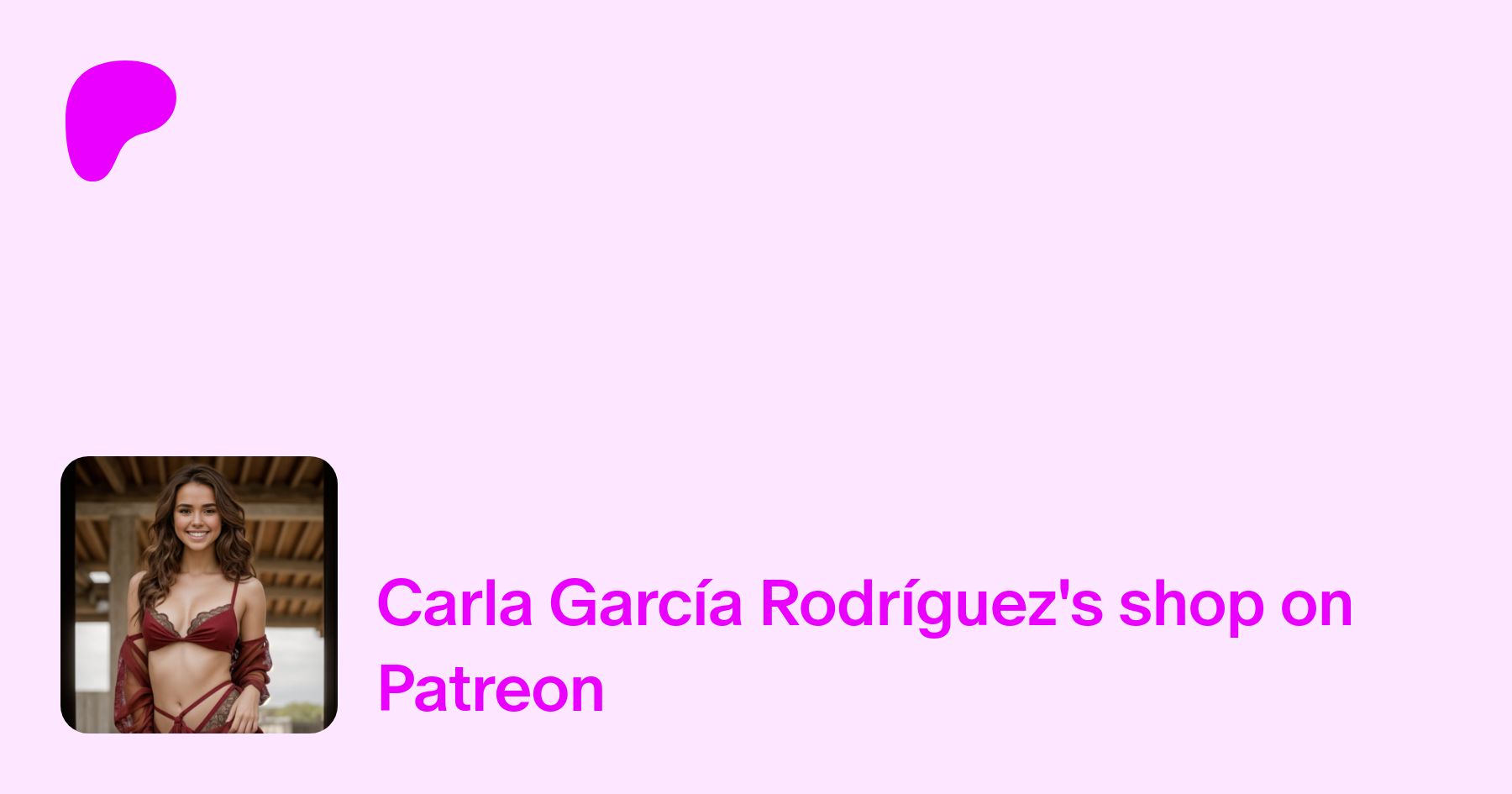 Carla García Rodríguez | virtual model | Patreon