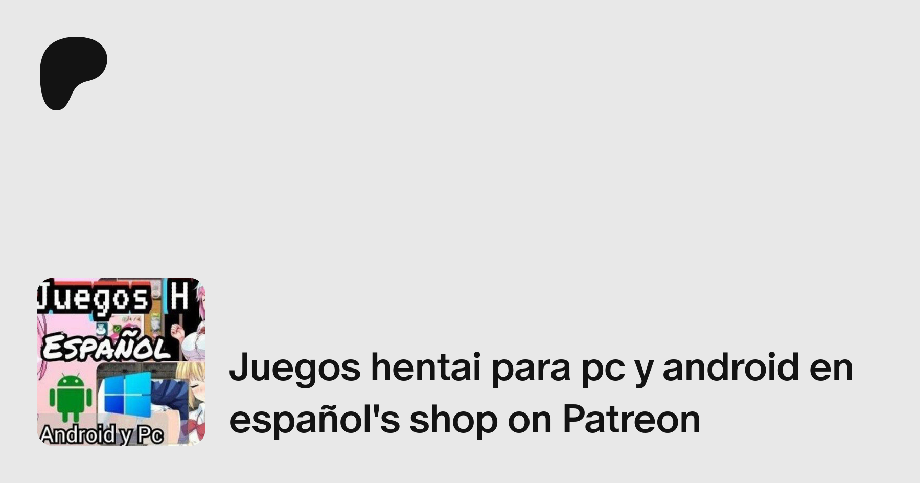 Juegos hentai para pc y android en español | Patreon