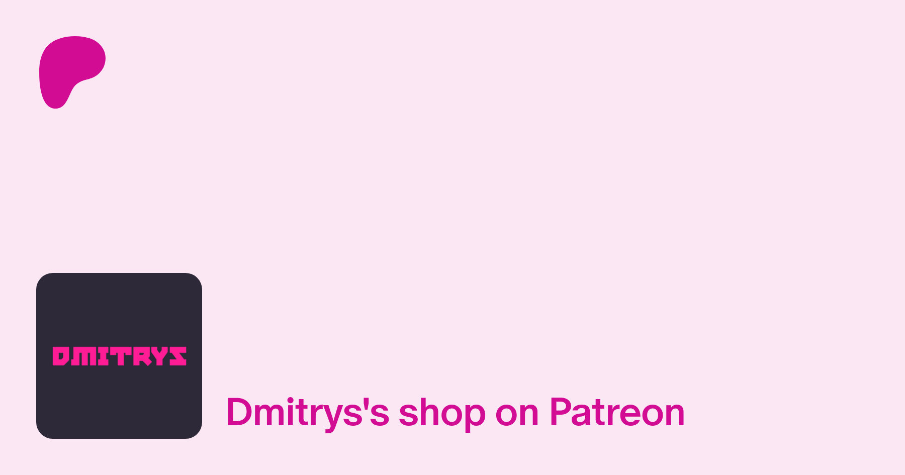 dmitrys Dmitrys | Creating art | Patreon
