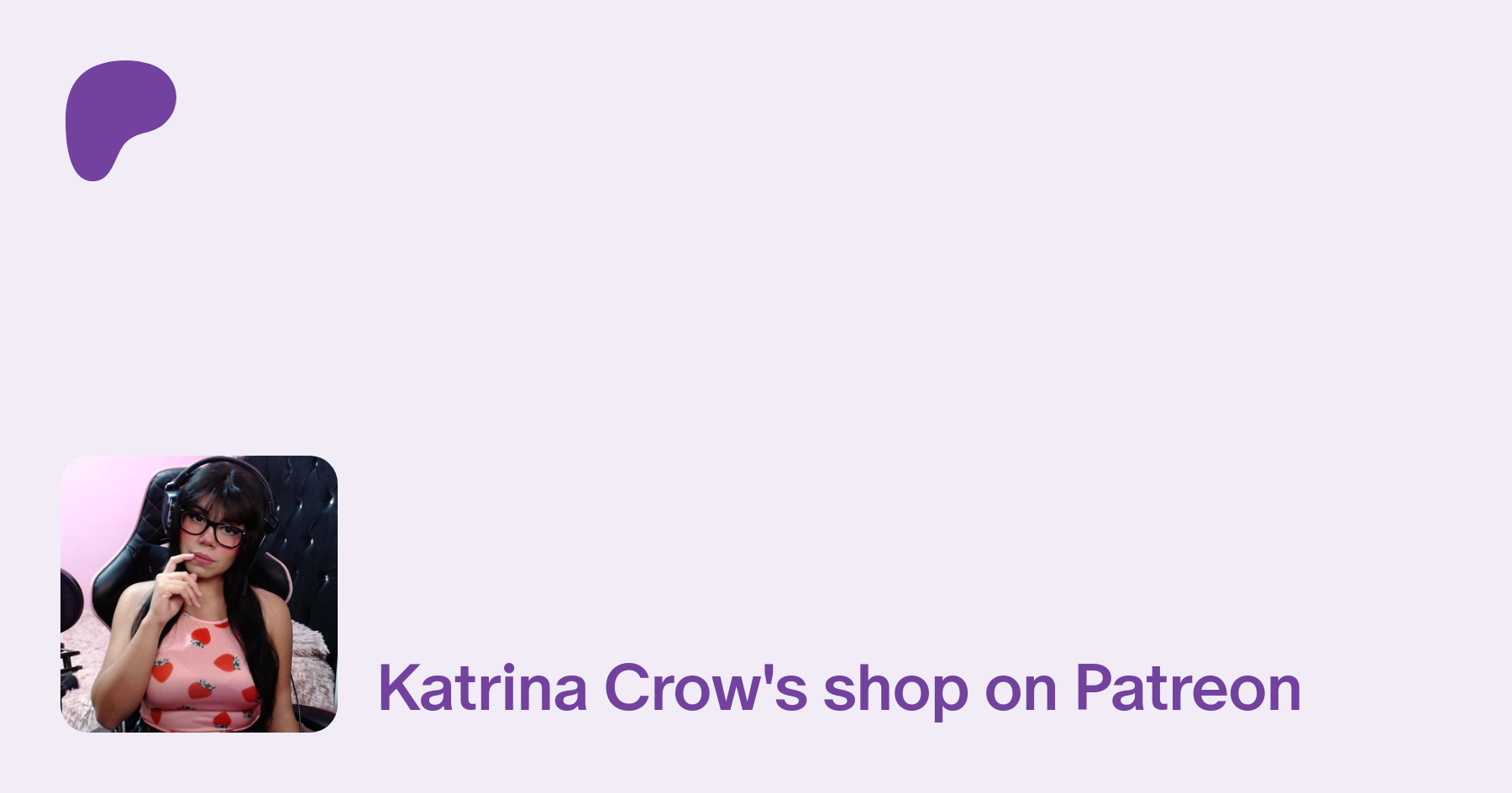 Katrina Crow | Videos, Gameplays, Cosplay & more Content +18 | Patreon