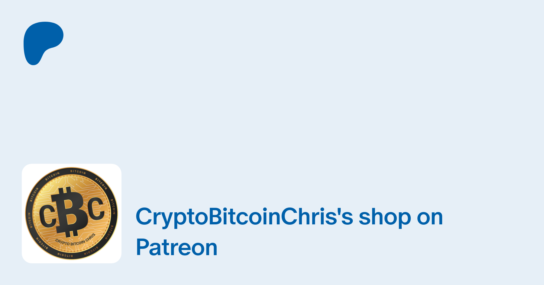 CryptoBitcoinChris | Creating Highly Profitable Cryptocurrency Traders |  Patreon