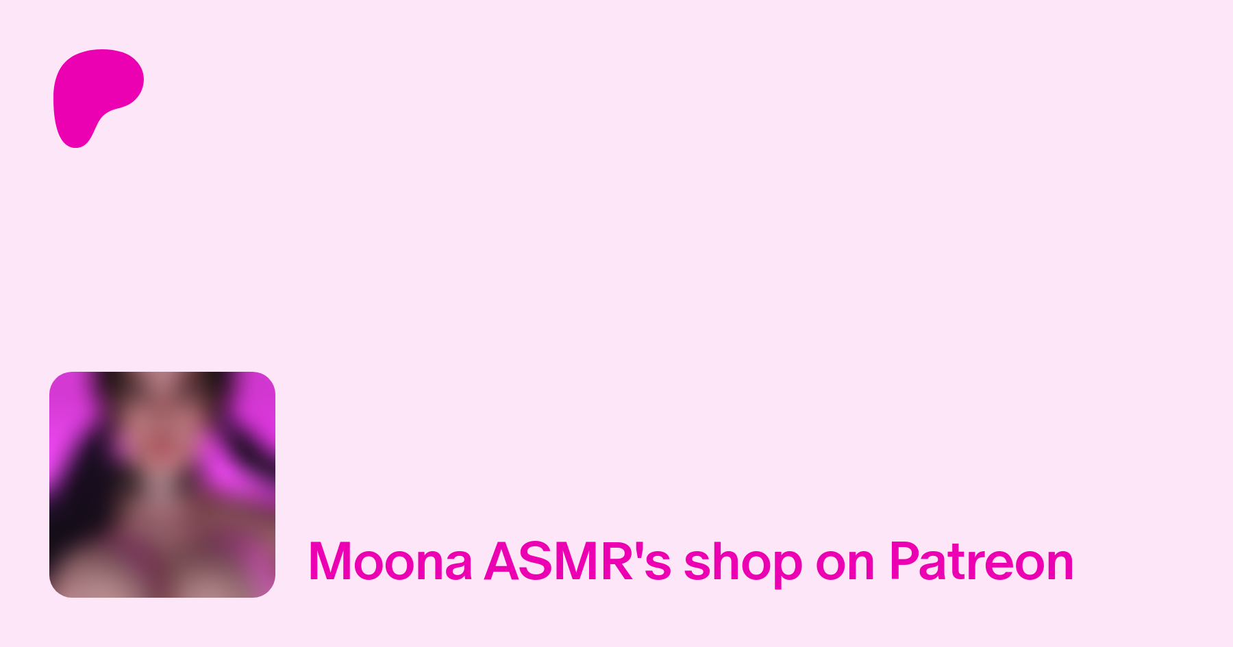 Moona ASMR | Creating ASMR | Patreon