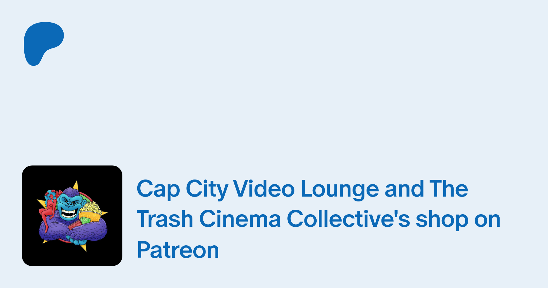 Cap City Video Lounge and The Trash Cinema Collective | creating Video  Rental Store and Micro-Cinema | Patreon